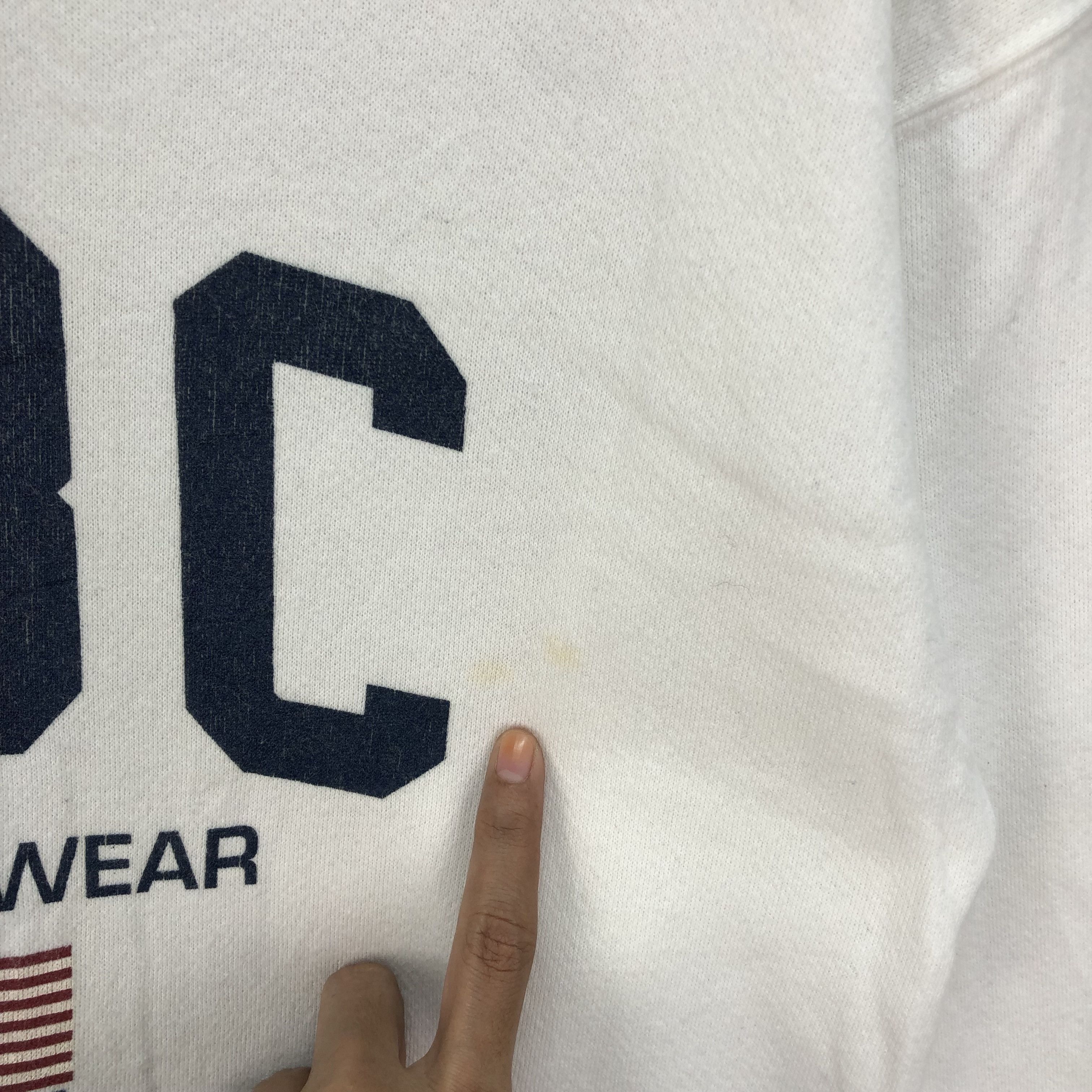 Vintage ABC Sportswear Big Logo Made in USA Sweatshirts #4612-168 Size US M / EU 48-50 / 2 - 7 Thumbnail