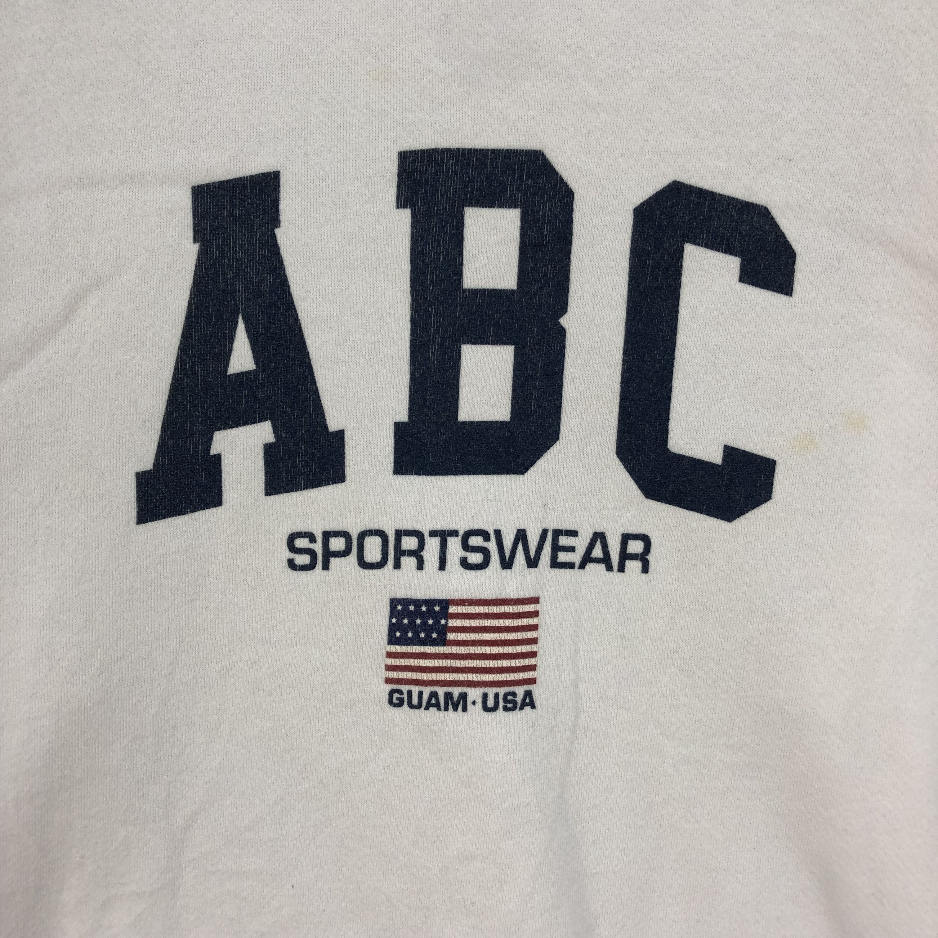 Vintage ABC Sportswear Big Logo Made in USA Sweatshirts #4612-168 Size US M / EU 48-50 / 2 - 3 Thumbnail