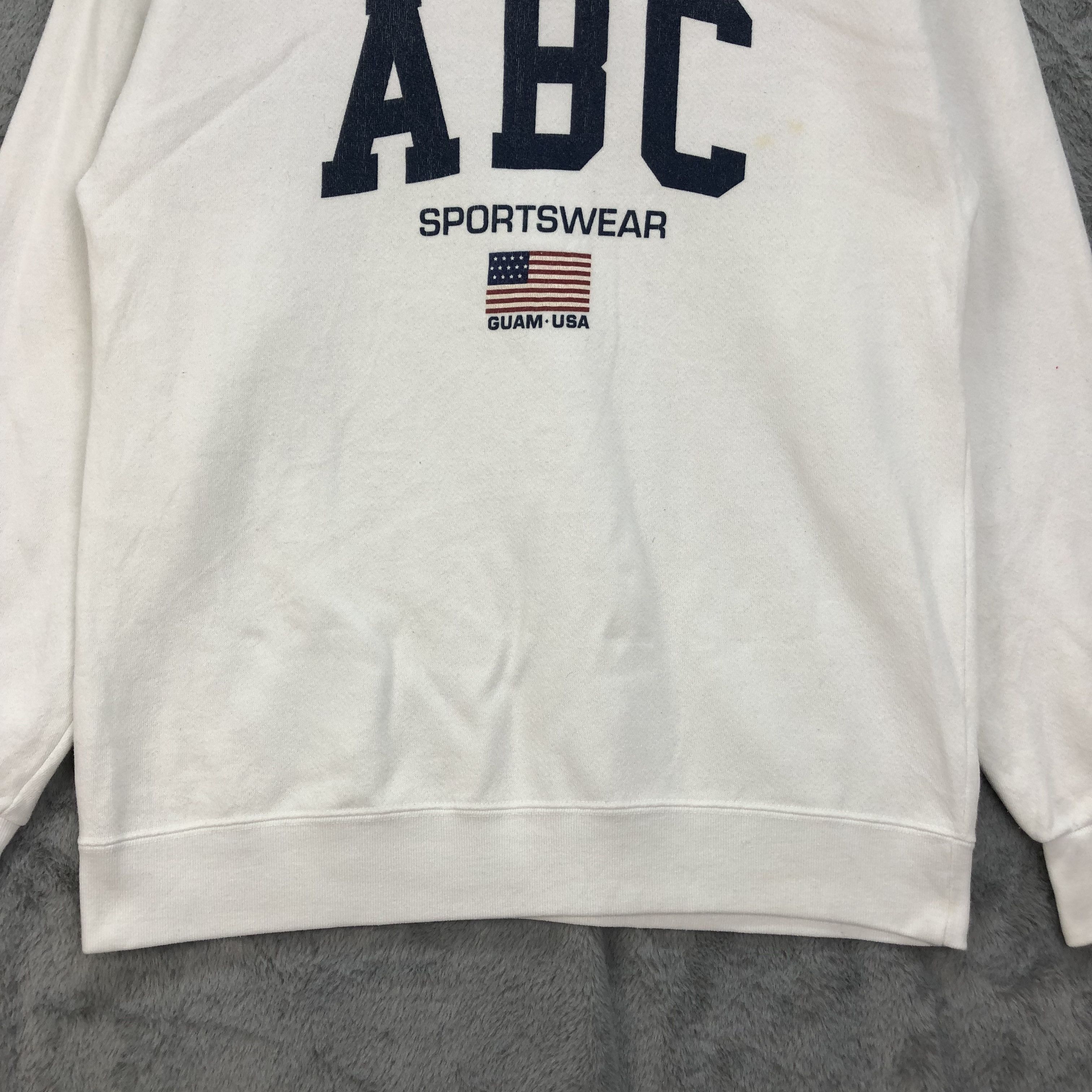 Vintage ABC Sportswear Big Logo Made in USA Sweatshirts #4612-168 Size US M / EU 48-50 / 2 - 4 Thumbnail