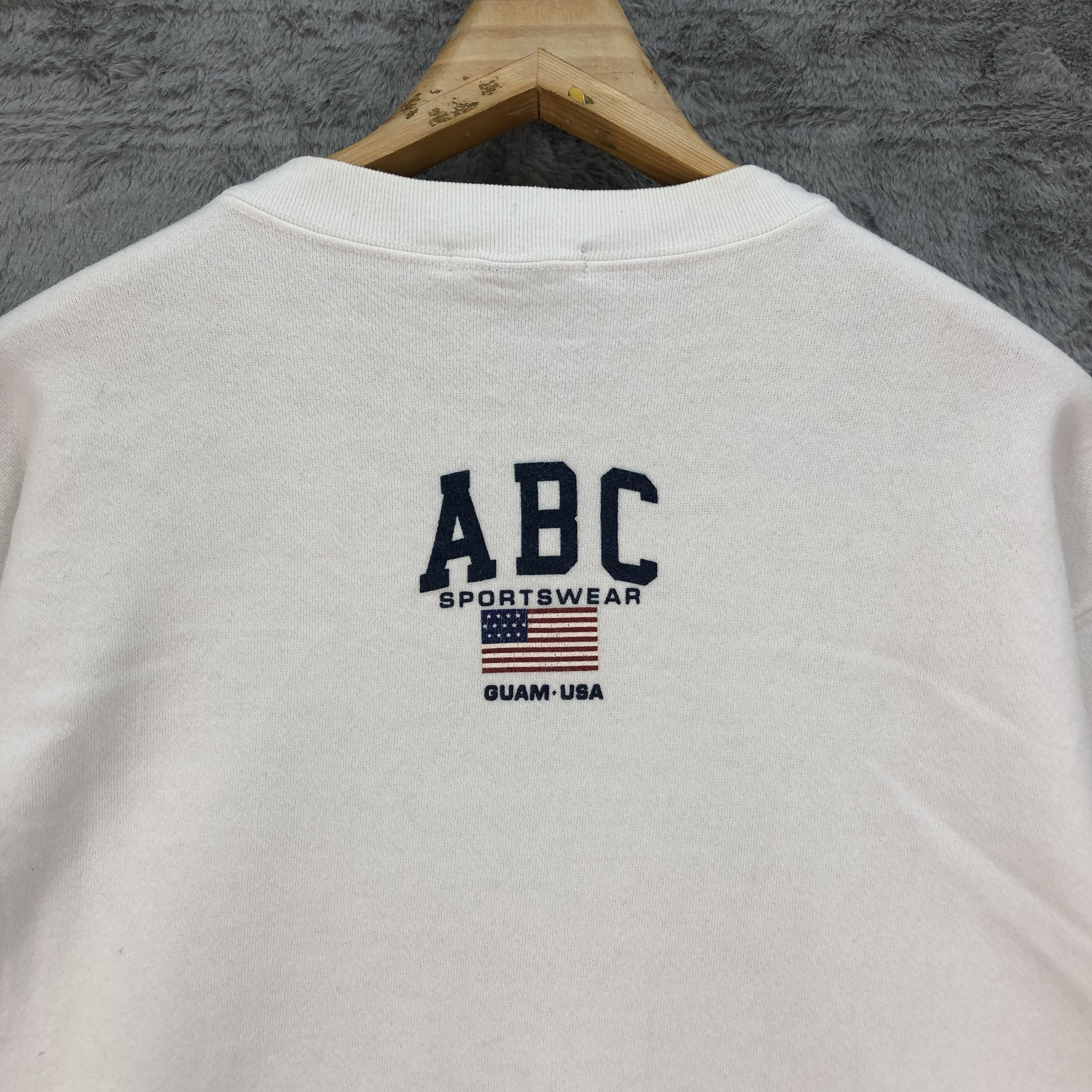 Vintage ABC Sportswear Big Logo Made in USA Sweatshirts #4612-168 Size US M / EU 48-50 / 2 - 11 Thumbnail