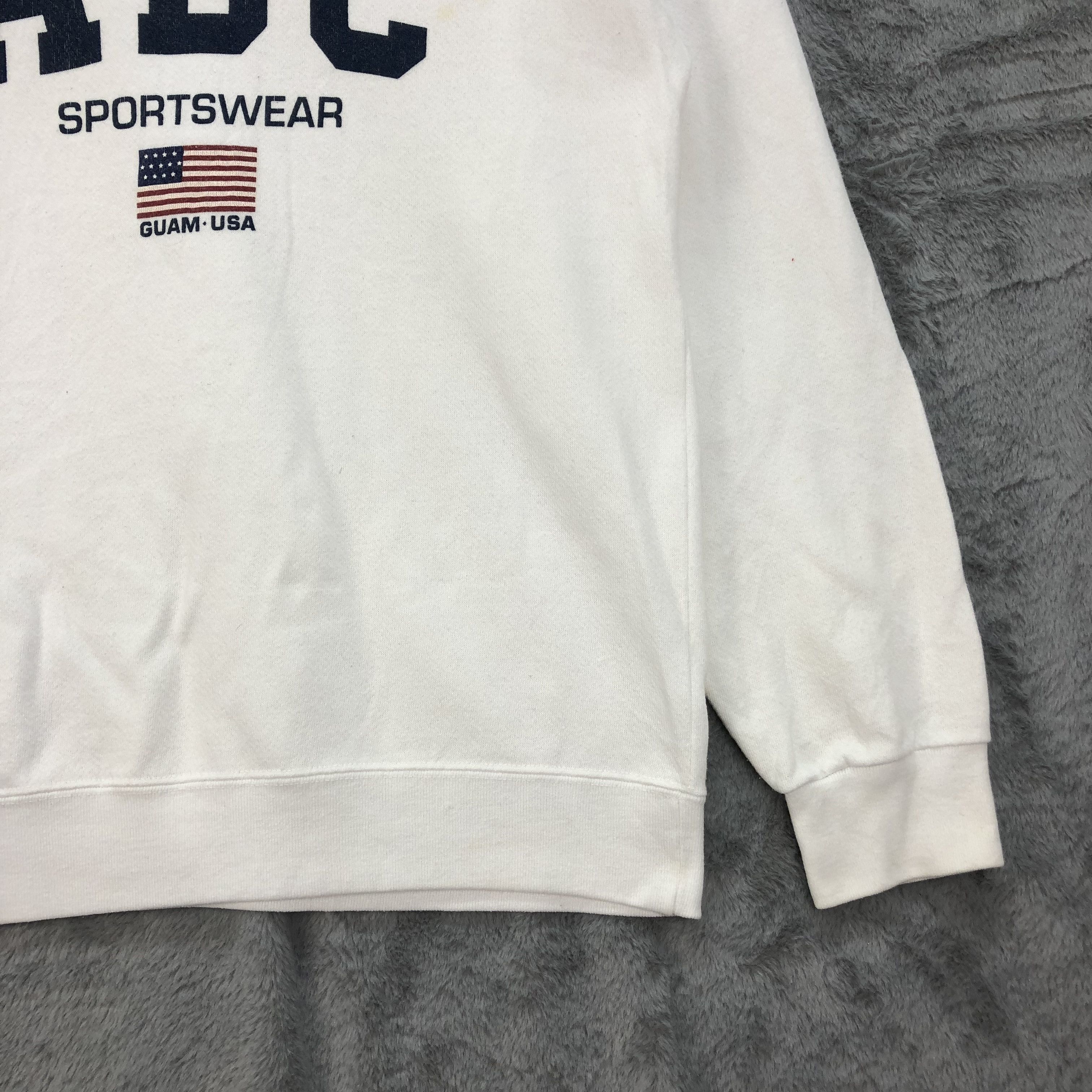 Vintage ABC Sportswear Big Logo Made in USA Sweatshirts #4612-168 Size US M / EU 48-50 / 2 - 6 Thumbnail