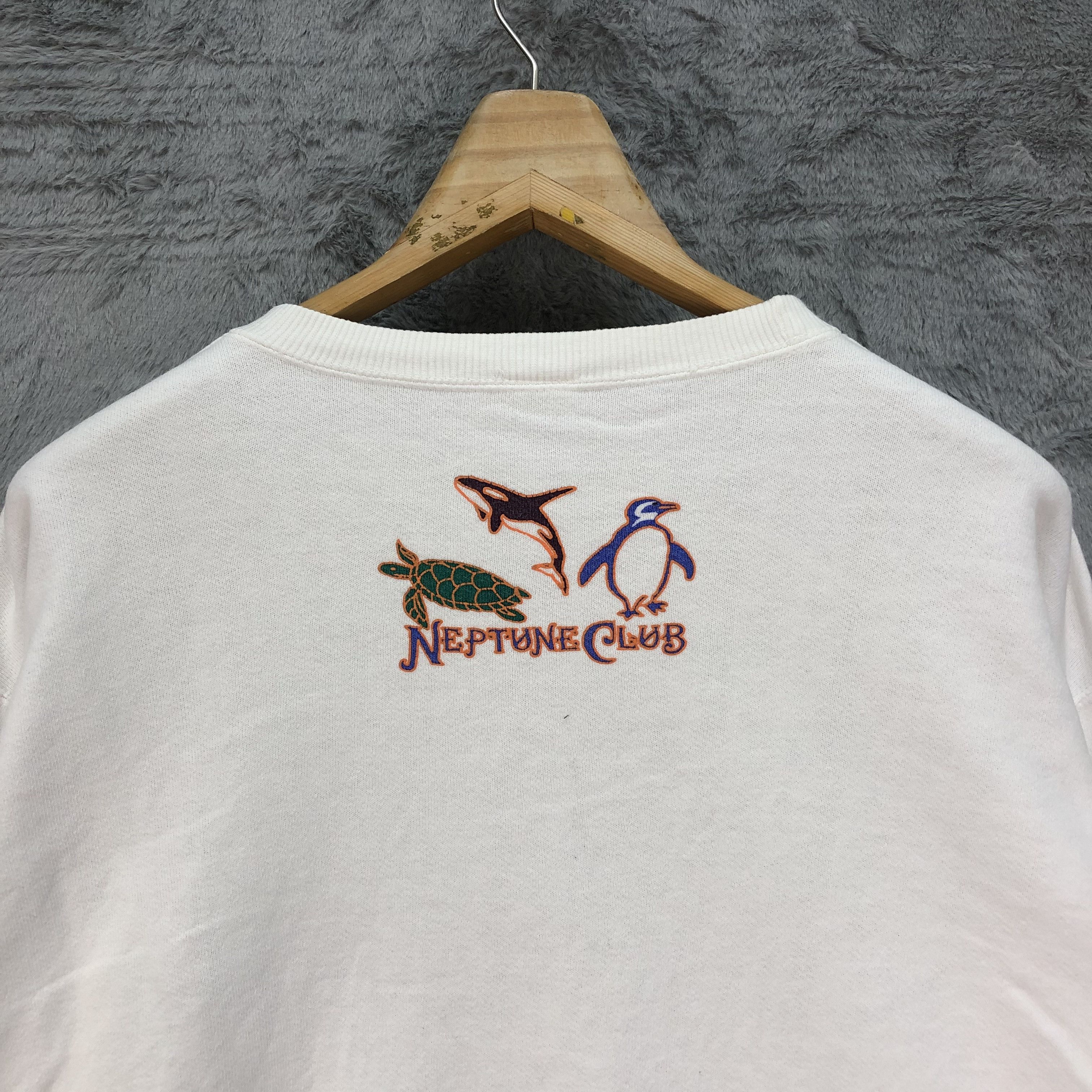 Vintage NEPTUNE CLUB Living Things in Ocean Sweatshirts #4620-168 Size M / US 6-8 / IT 42-44 - 12 Thumbnail