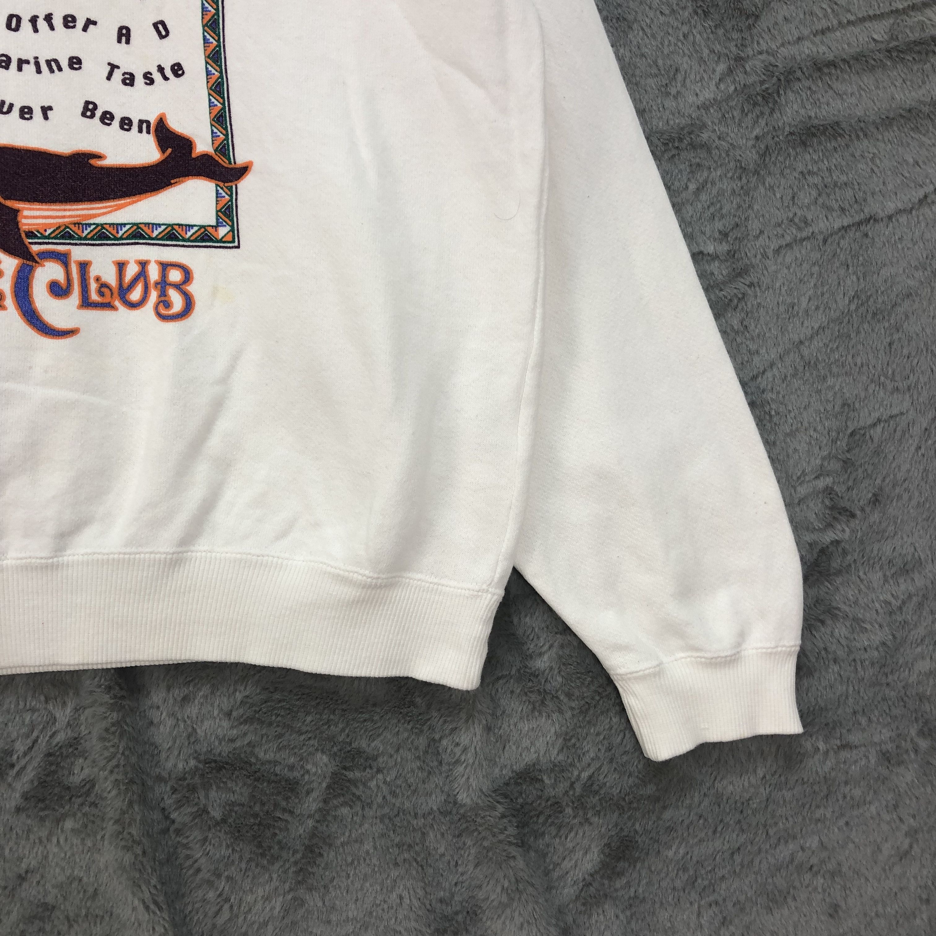 Vintage NEPTUNE CLUB Living Things in Ocean Sweatshirts #4620-168 Size M / US 6-8 / IT 42-44 - 6 Thumbnail