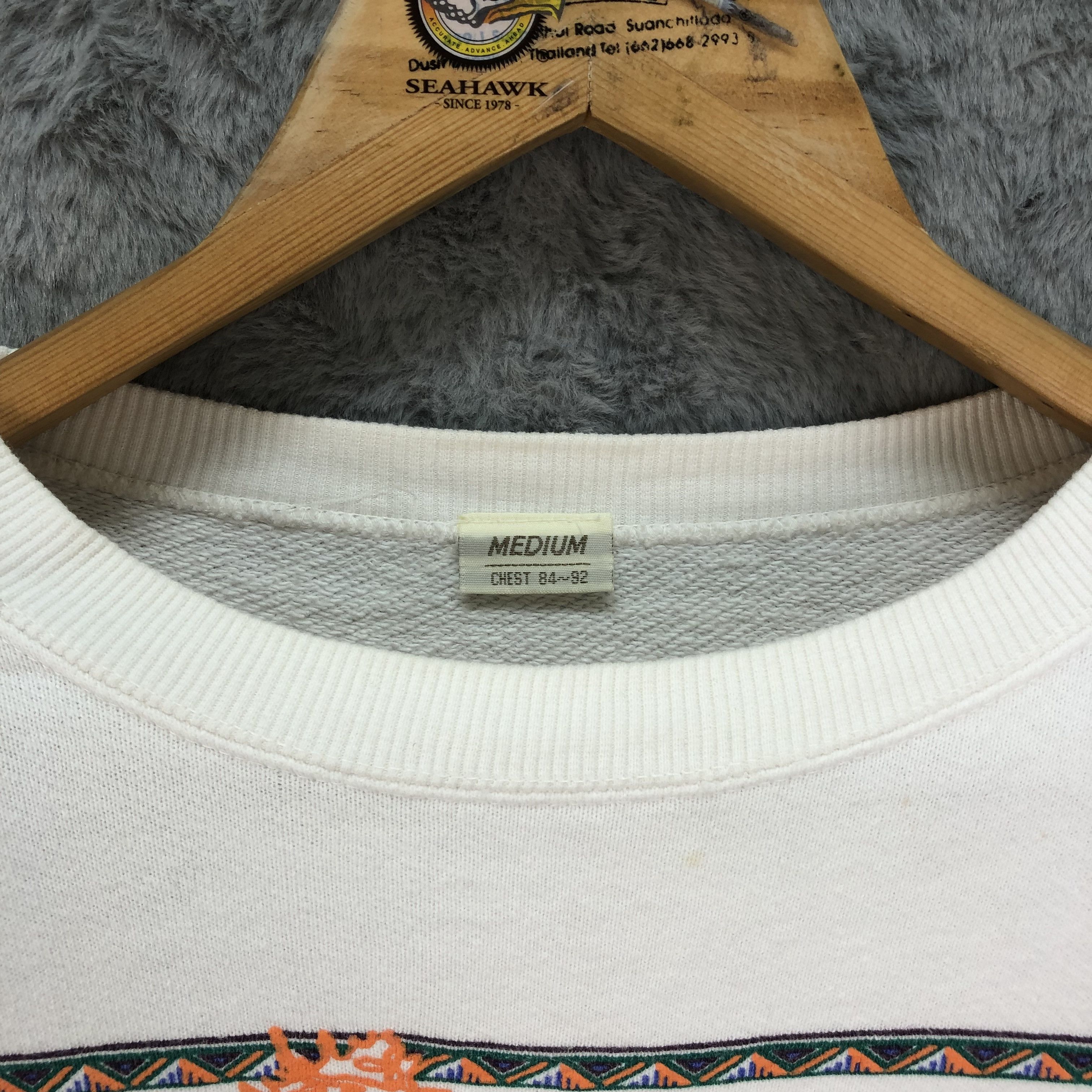 Vintage NEPTUNE CLUB Living Things in Ocean Sweatshirts #4620-168 Size M / US 6-8 / IT 42-44 - 9 Thumbnail