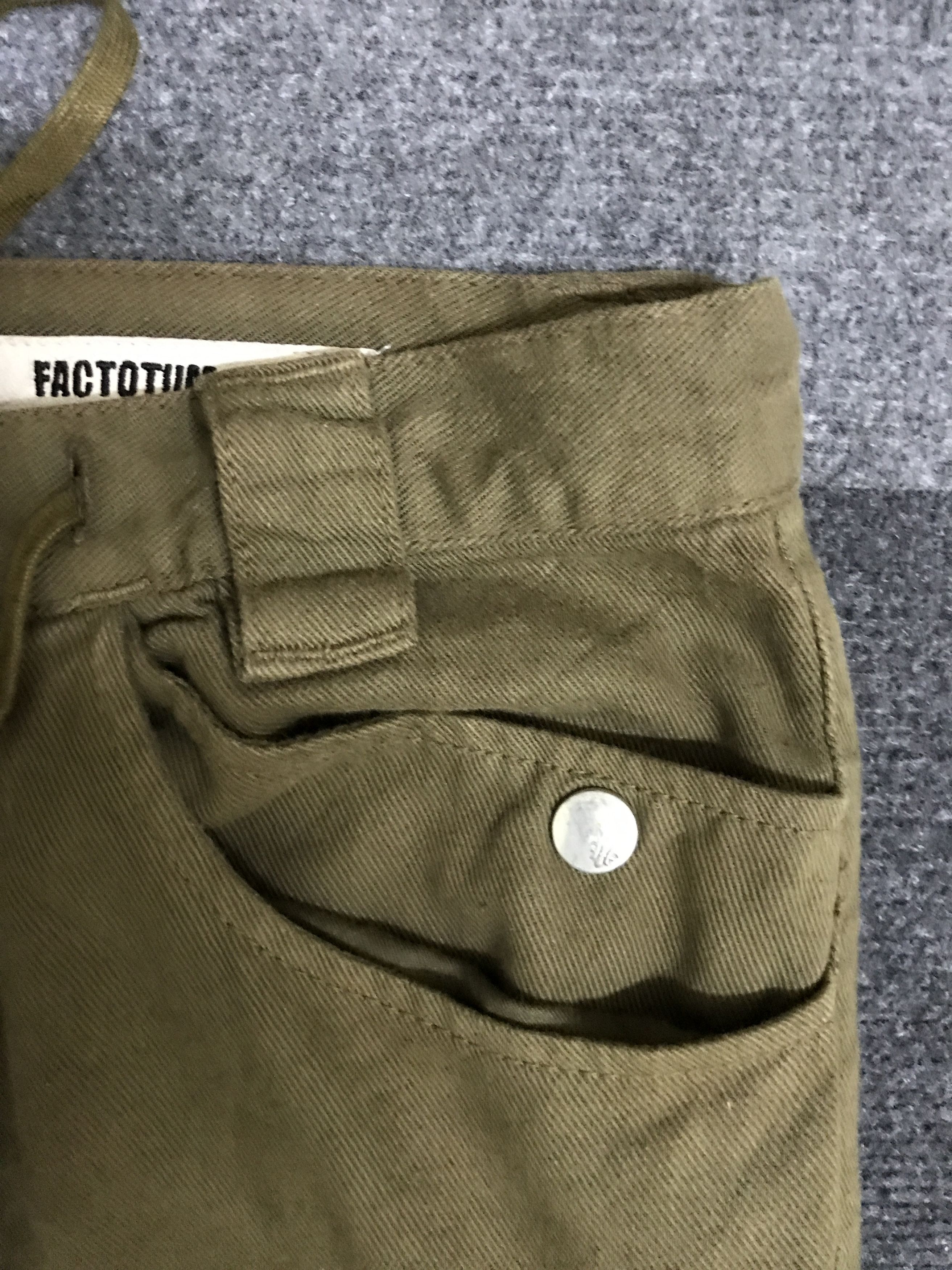 FACTOTUM CP276 FACTOTUM Japam Cargo Pant Ankle Zipper Size US 31 - 8 Thumbnail