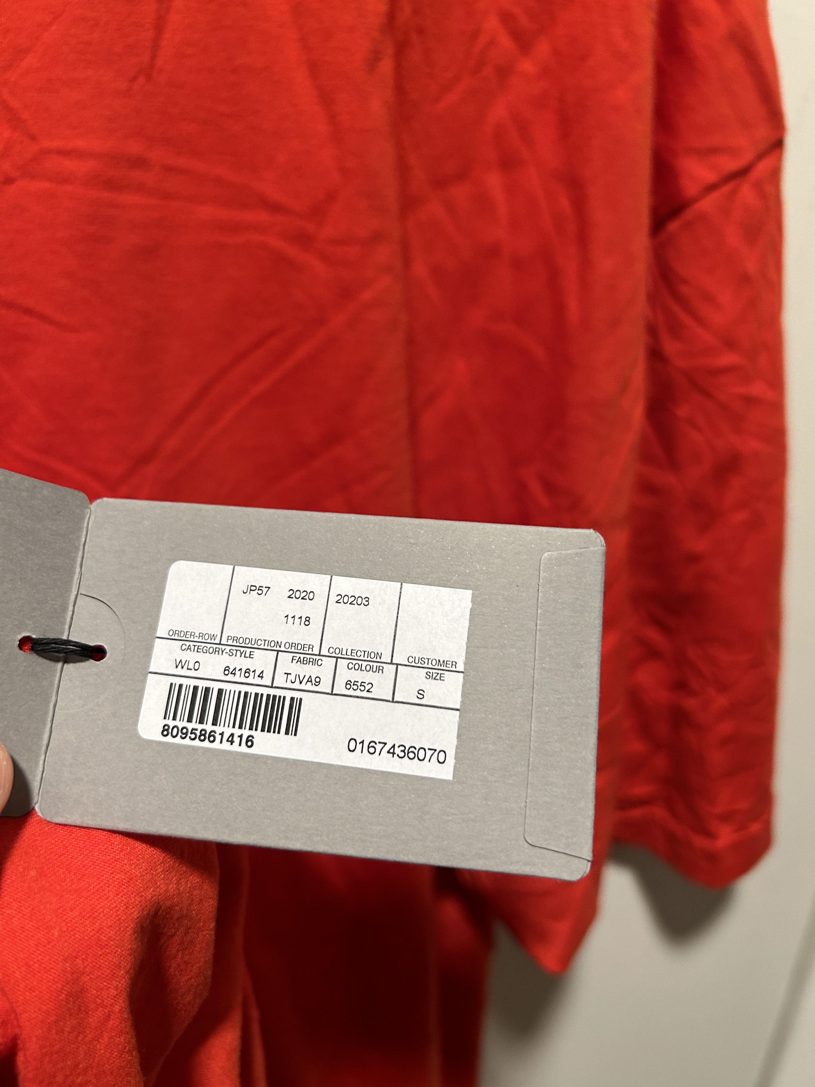 Balenciaga balenciaga red logo oversized t-shirt Size US S / EU 44-46 / 1 - 8 Thumbnail