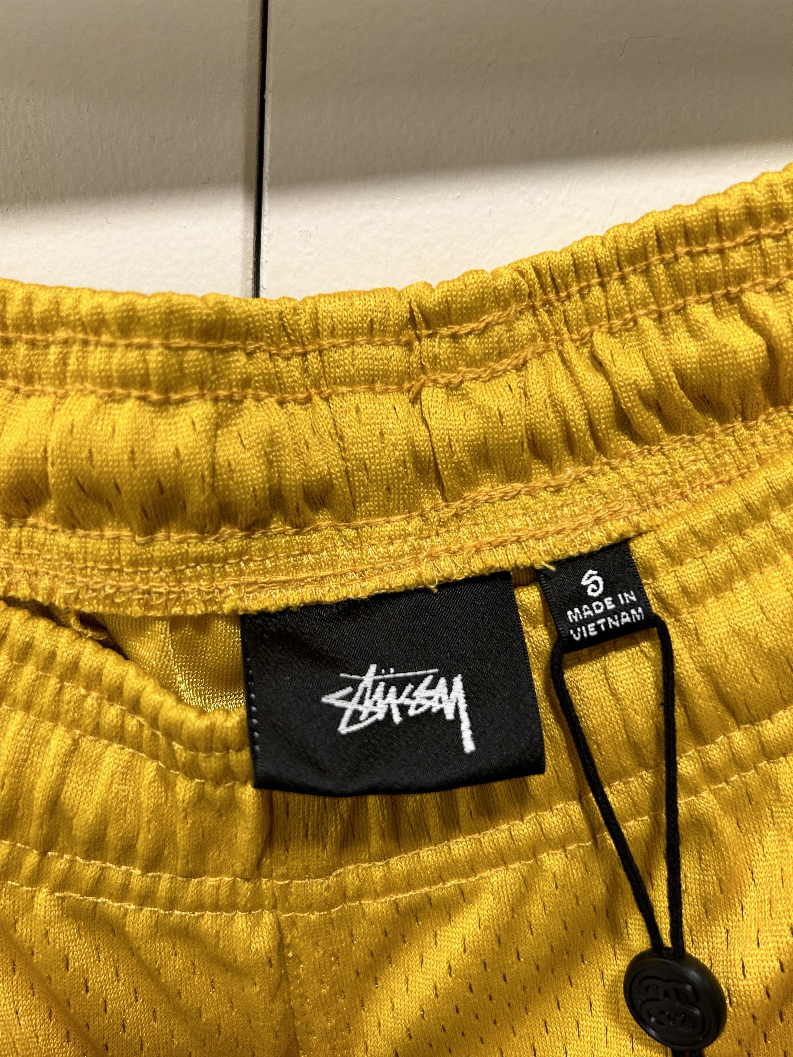 Stussy Stussy 8-Ball Mesh Shorts Gold size SMALL Size US 30 / EU 46 - 4 Thumbnail