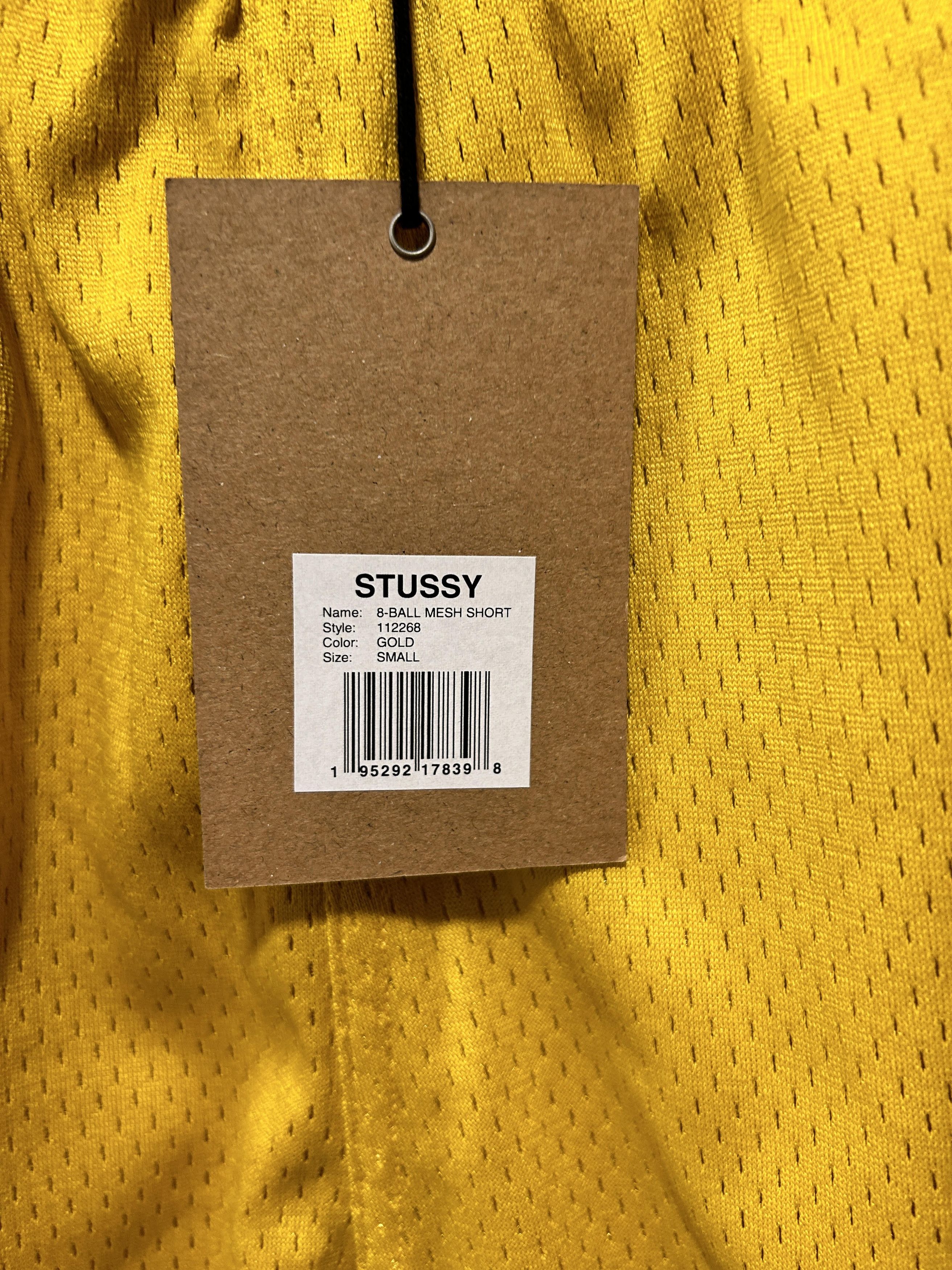 Stussy Stussy 8-Ball Mesh Shorts Gold size SMALL Size US 30 / EU 46 - 3 Thumbnail