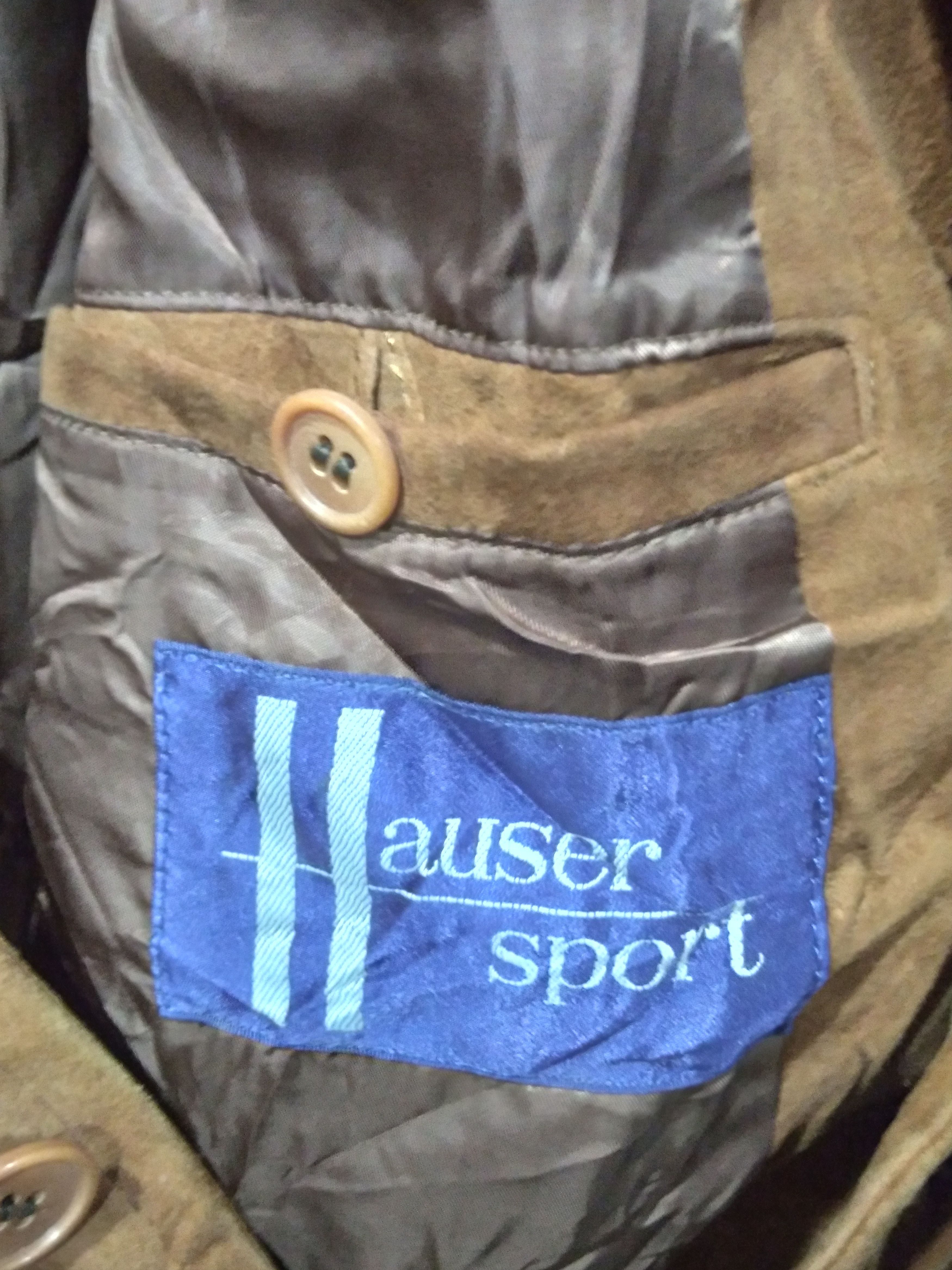 Vintage Vintage UNISEX Hauser Sport Suede Leather Jackets Size US M / EU 48-50 / 2 - 8 Thumbnail
