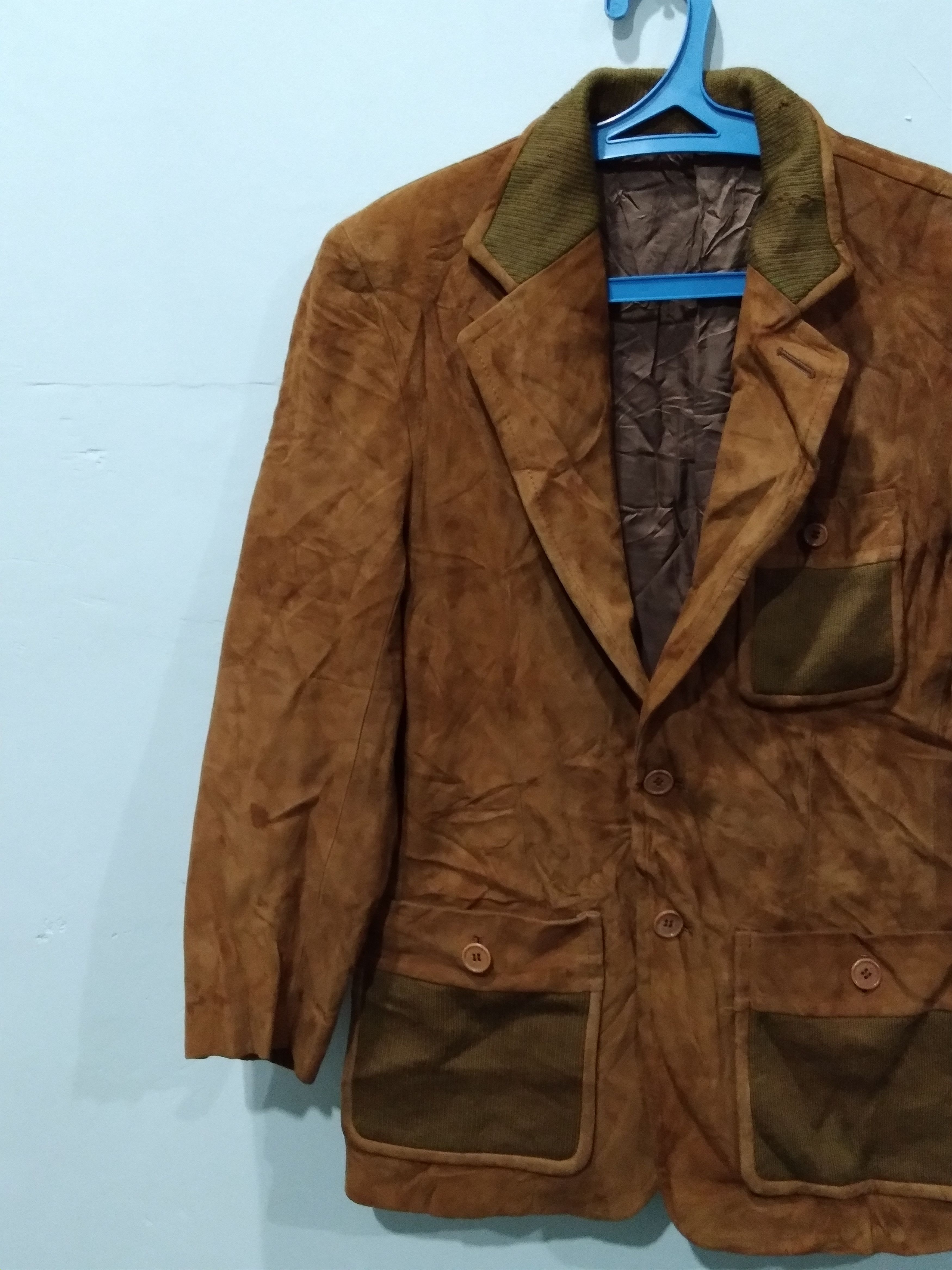 Vintage Vintage UNISEX Hauser Sport Suede Leather Jackets Size US M / EU 48-50 / 2 - 6 Thumbnail