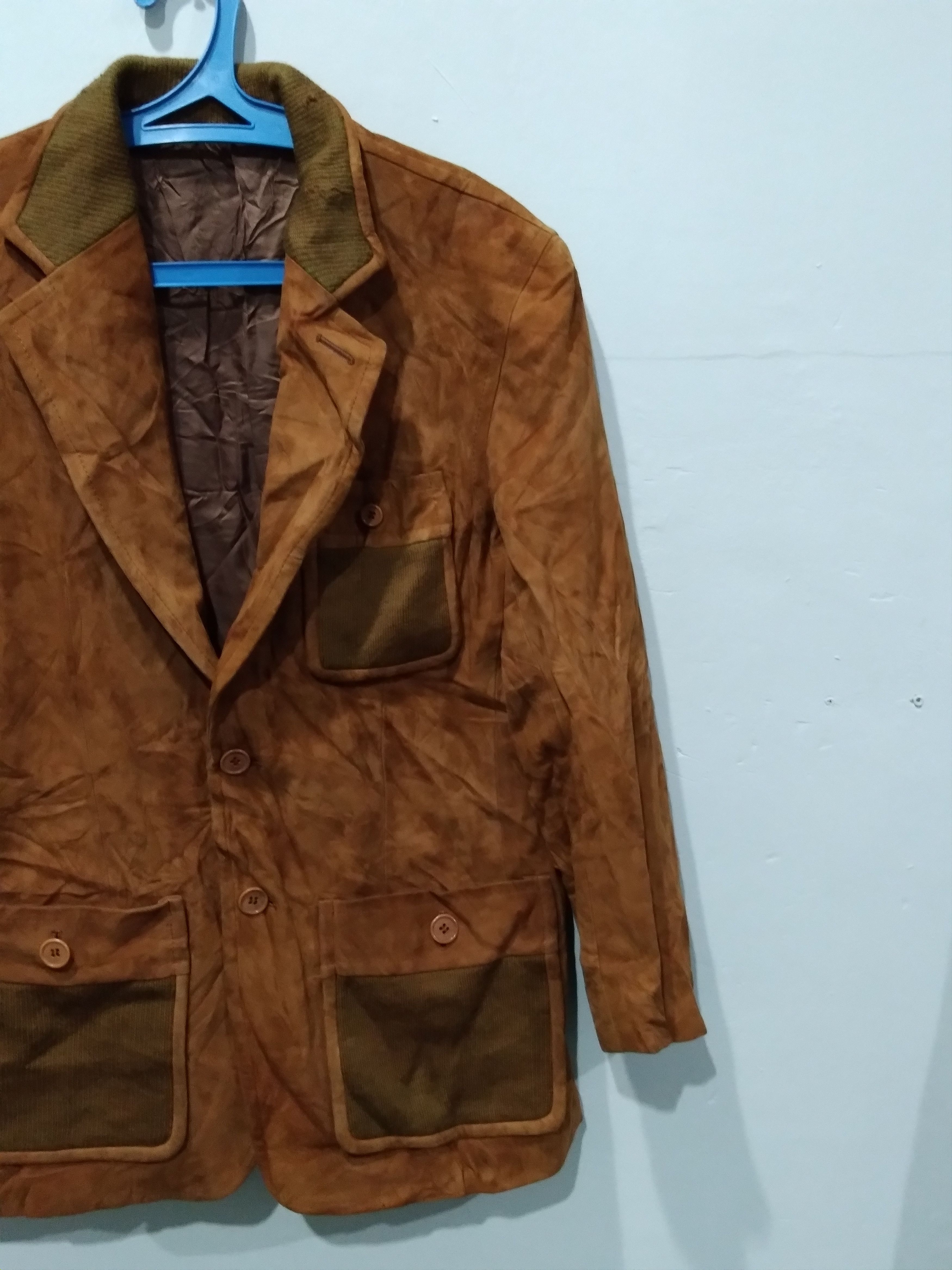Vintage Vintage UNISEX Hauser Sport Suede Leather Jackets Size US M / EU 48-50 / 2 - 7 Thumbnail