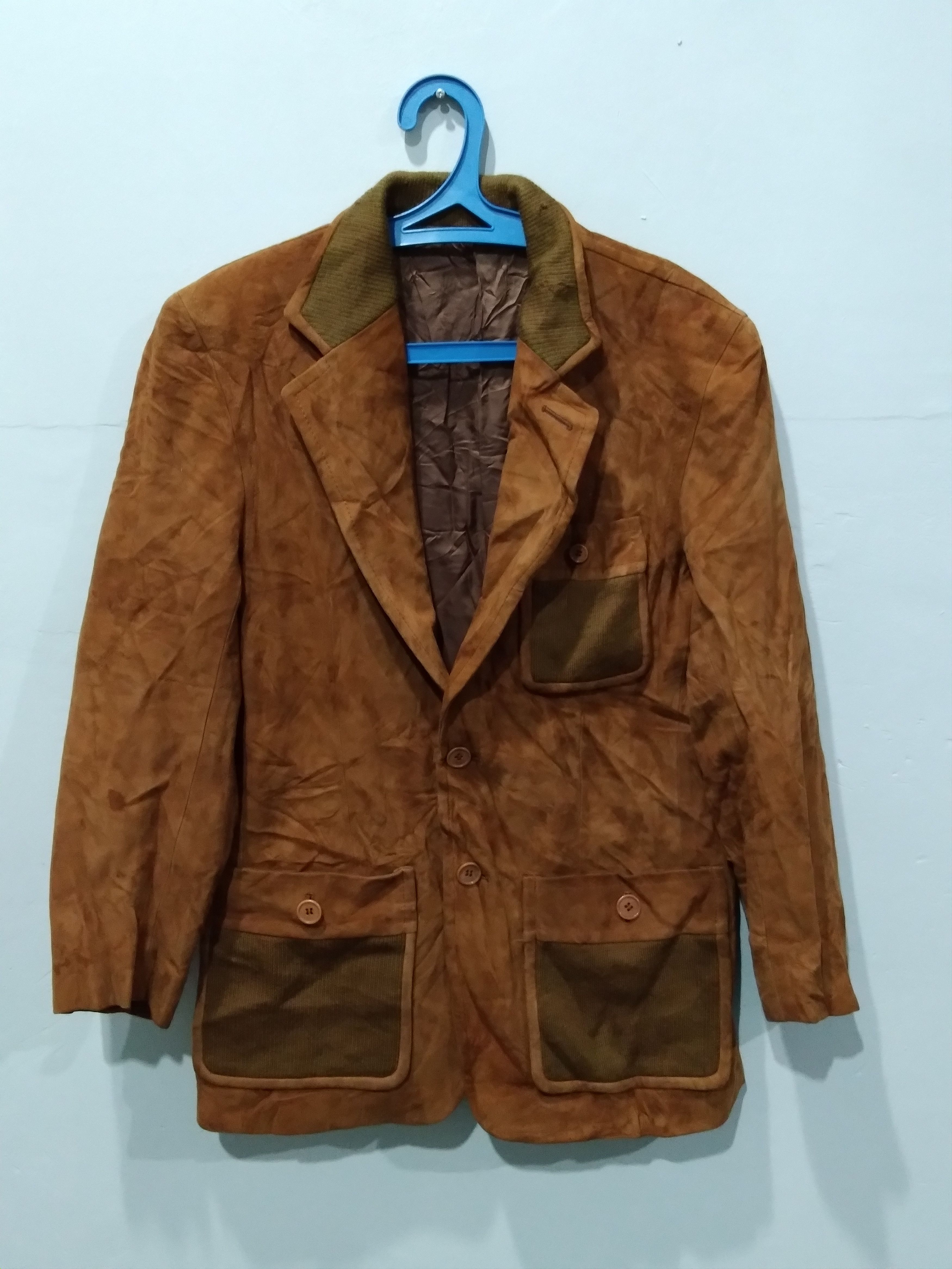 Vintage Vintage UNISEX Hauser Sport Suede Leather Jackets Size US M / EU 48-50 / 2 - 1 Thumbnail