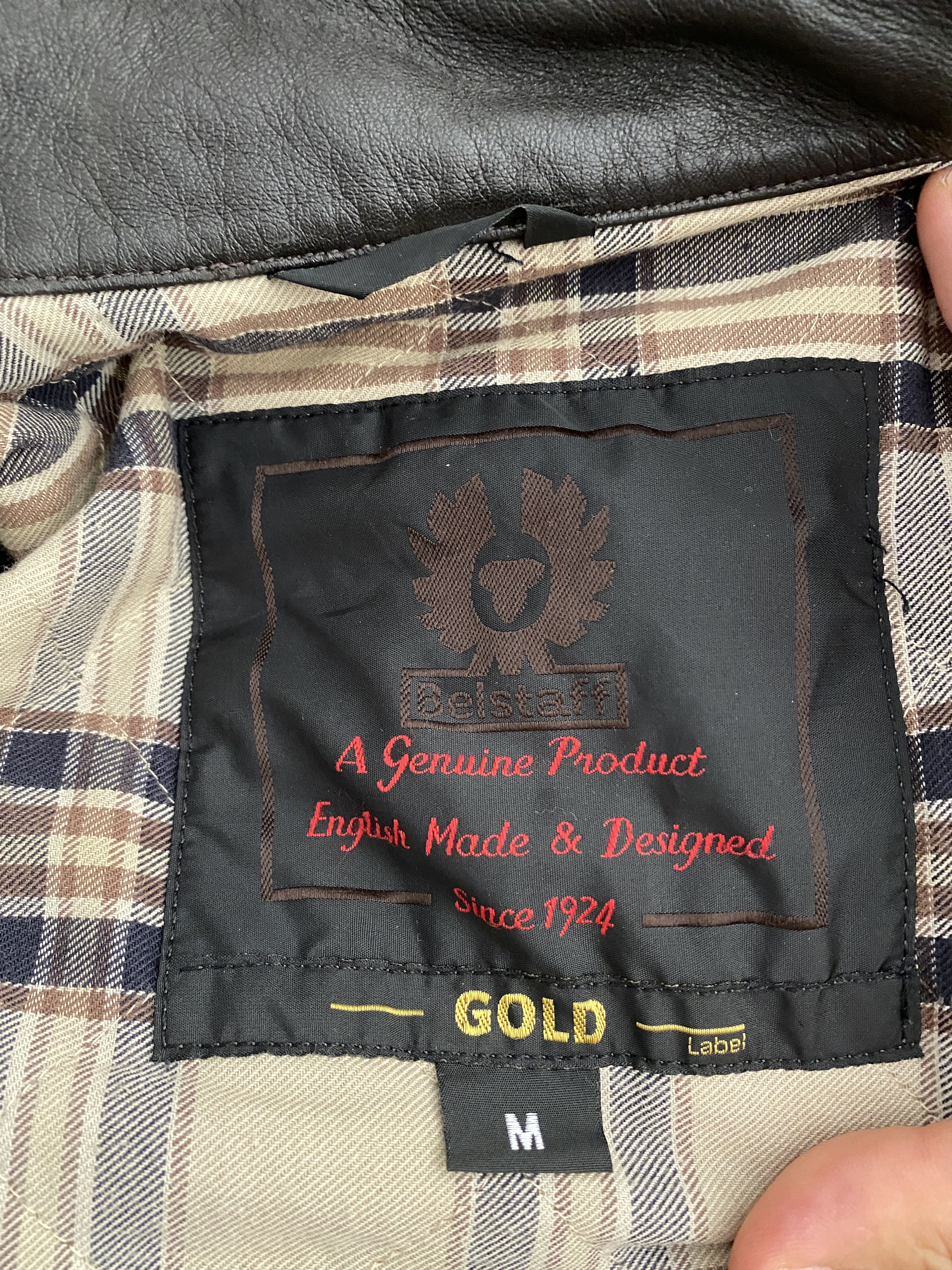Belstaff Belstaff Gold Label Metallic Motorcycle Biker Size M Size US M / EU 48-50 / 2 - 5 Thumbnail