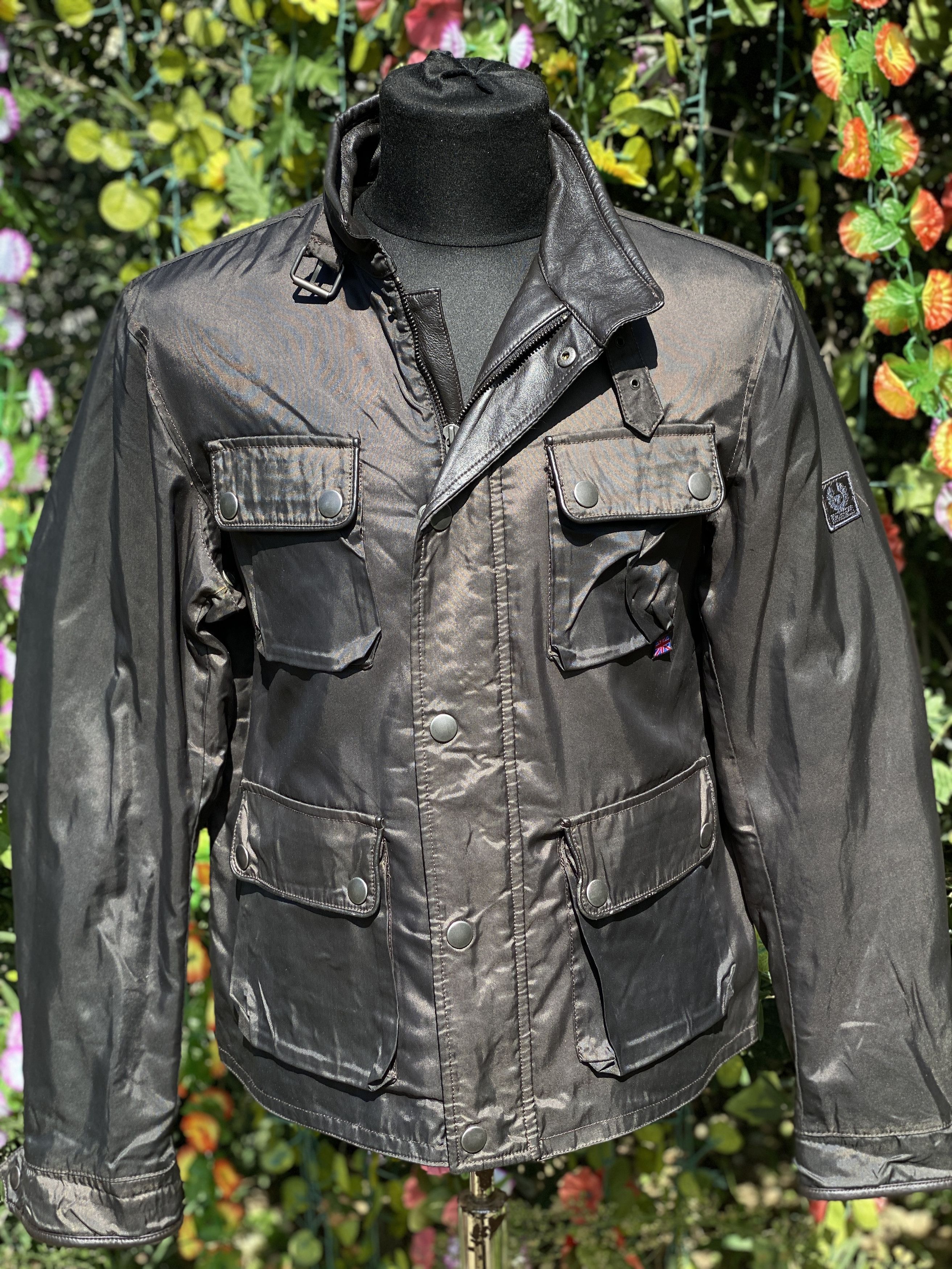 Belstaff Belstaff Gold Label Metallic Motorcycle Biker Size M Size US M / EU 48-50 / 2 - 11 Thumbnail