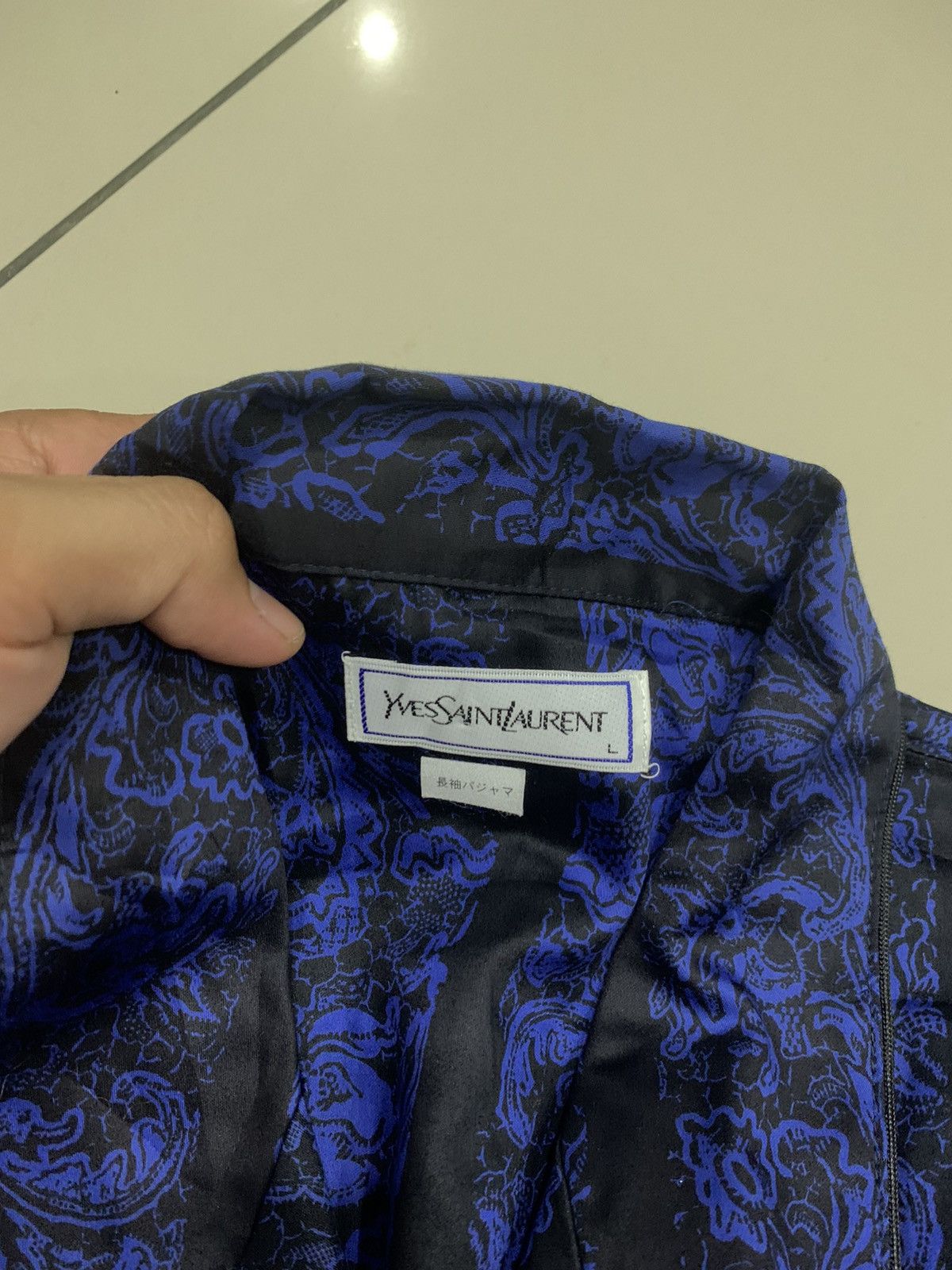 Vintage × Yves Saint Laurent VINTAHE NOS YSL FLORAL PYJAMA Size US L / EU 52-54 / 3 - 5 Thumbnail