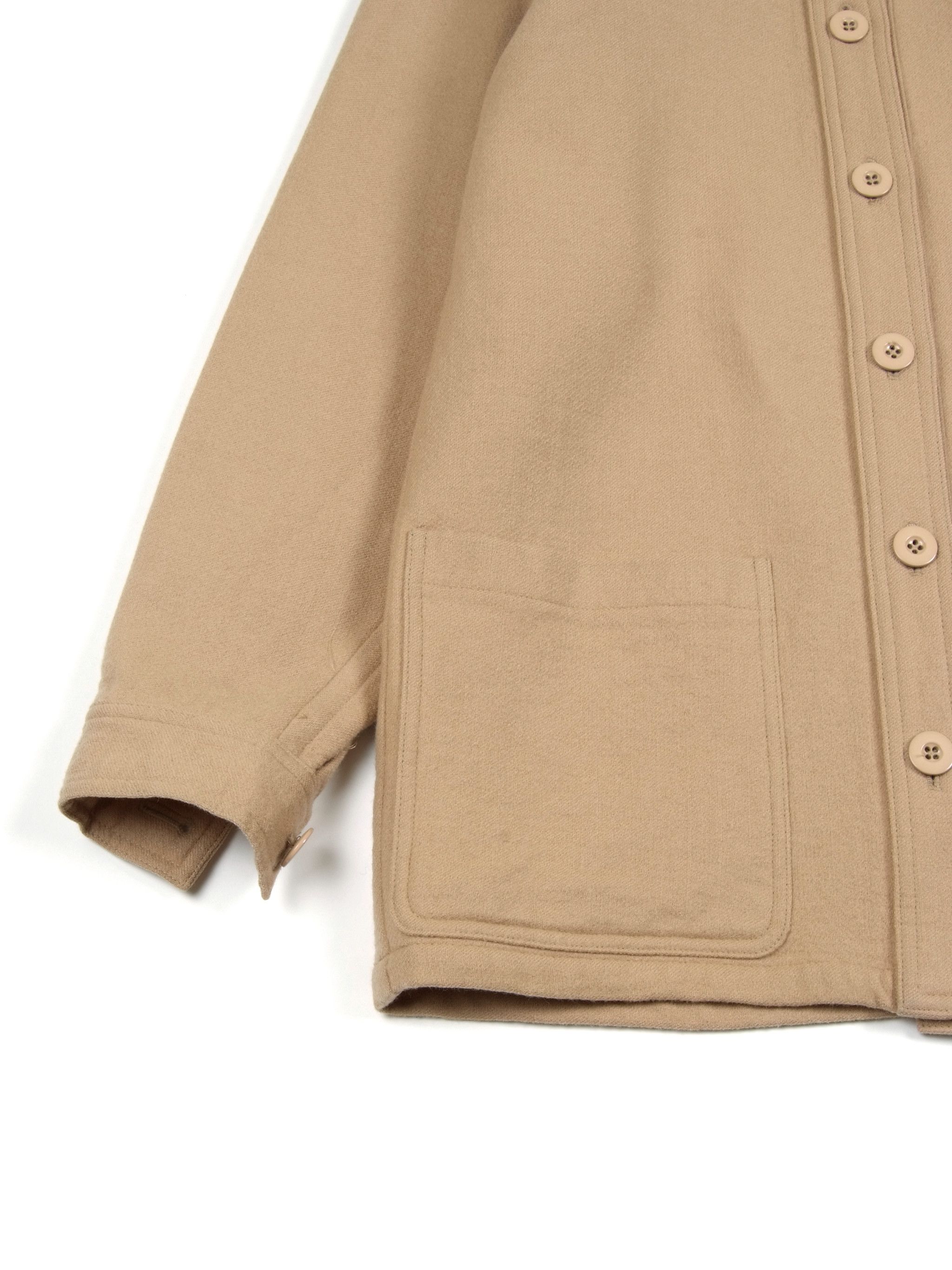 Escada Vintage 80's ESCADA Beige Wool Overshirt Jacket Size M / US 6-8 / IT 42-44 - 6 Thumbnail