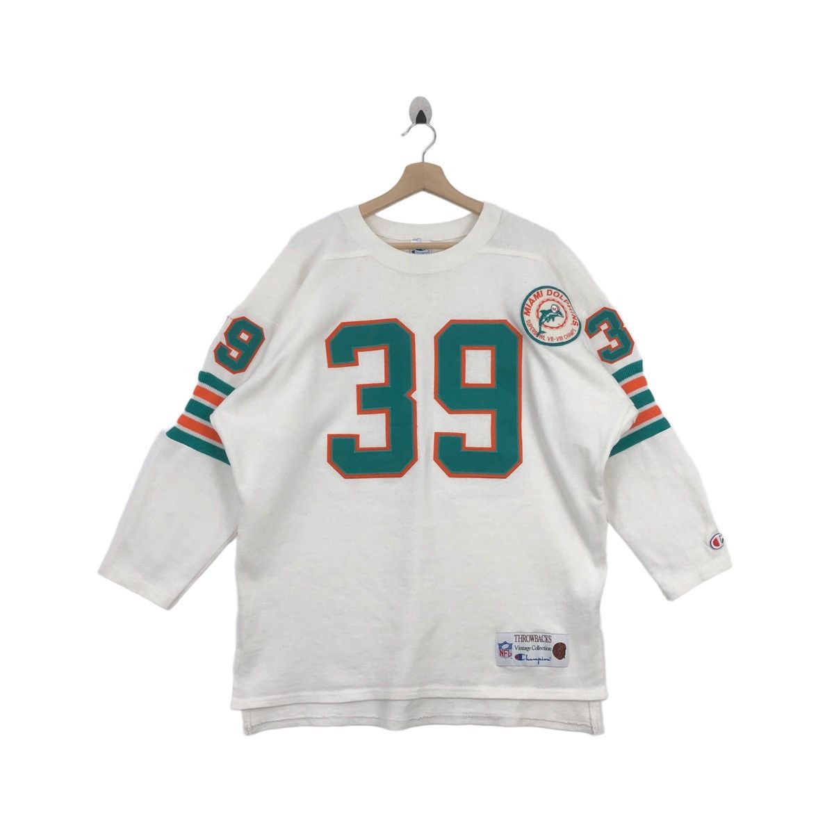 Vtg 90’ CHAMPION x MIAMI DOLPHINS NFL All Logo