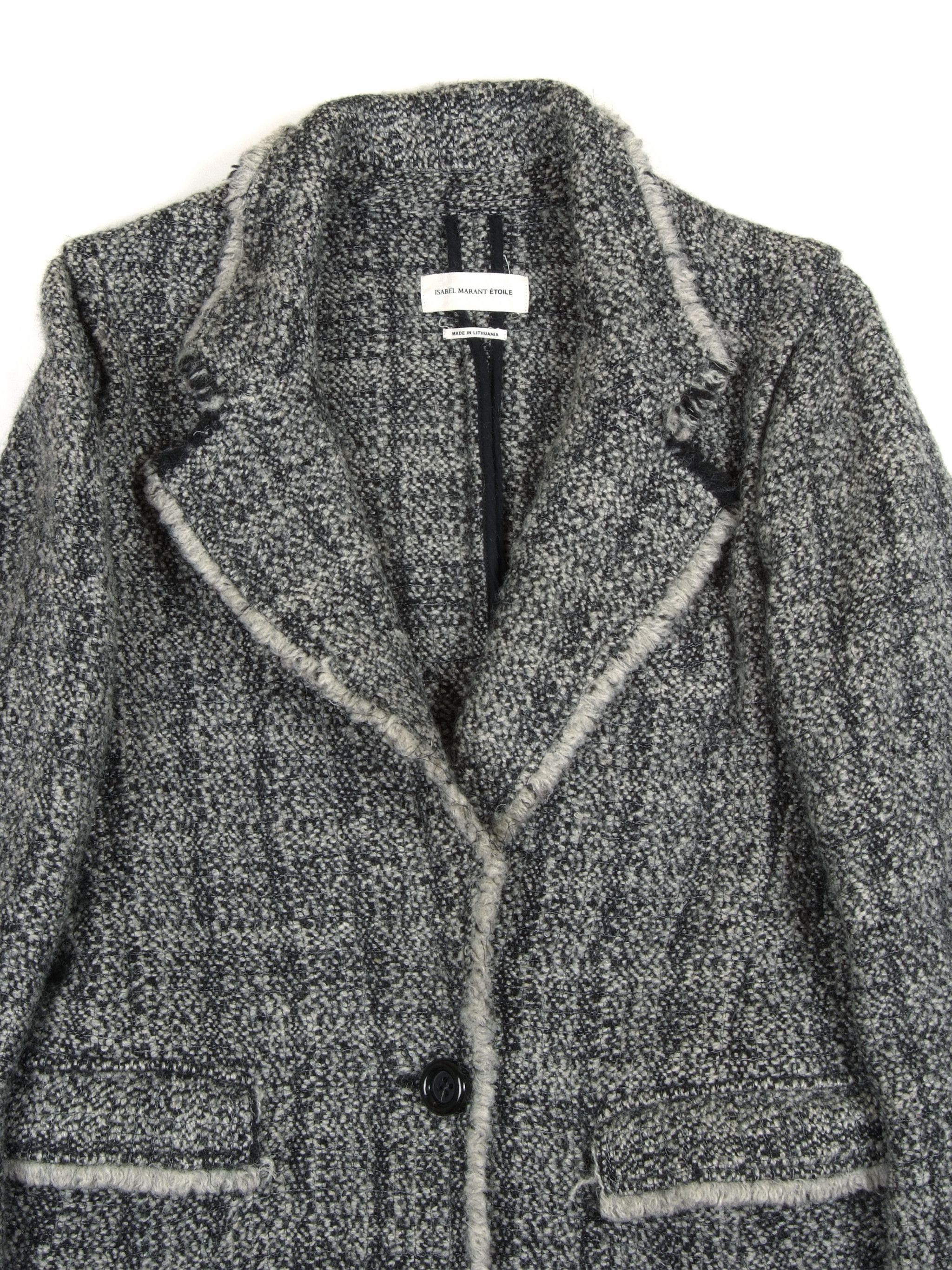 ジャケット・アウター Isabel Marant ETOILE gray jacket size 40 Isabel Marant étoile Yanissa Padded Cotton Jacket Grey