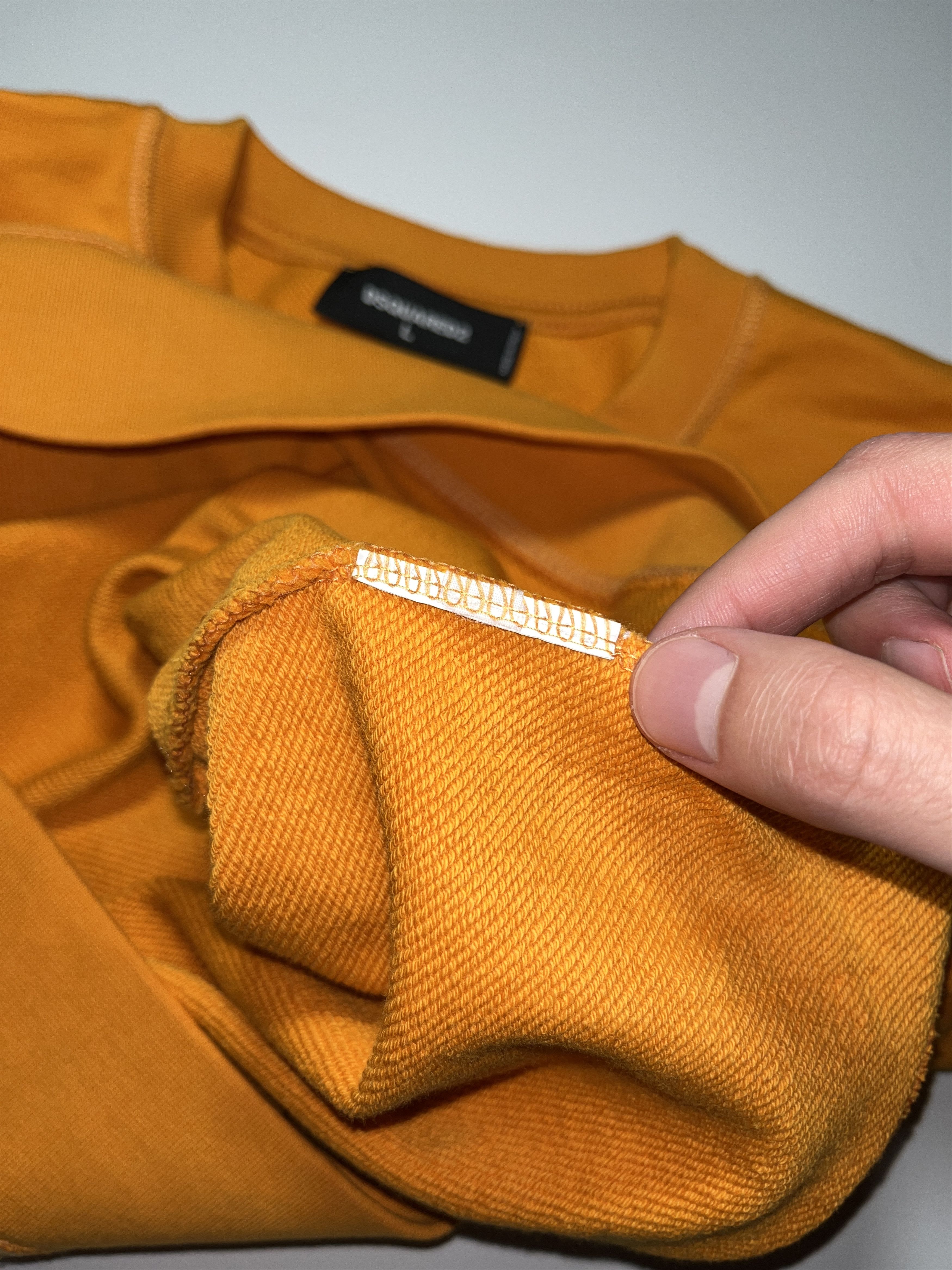 Dsquared2 Dsquared2 Big Logo Orange Sweatshirt Size L Size US L / EU 52-54 / 3 - 8 Thumbnail
