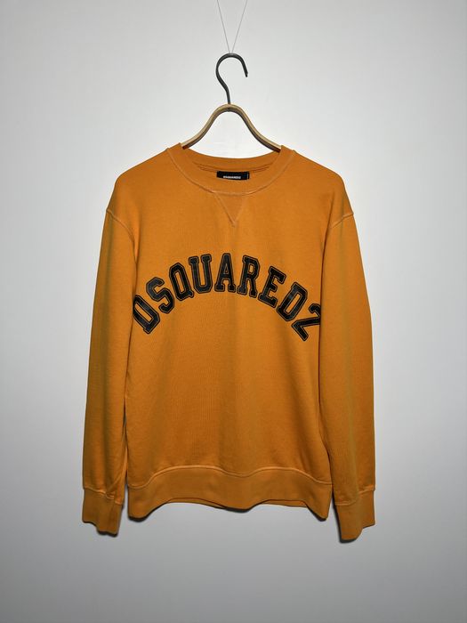 Dsquared2 Dsquared2 Big Logo Orange Sweatshirt Size L Grailed