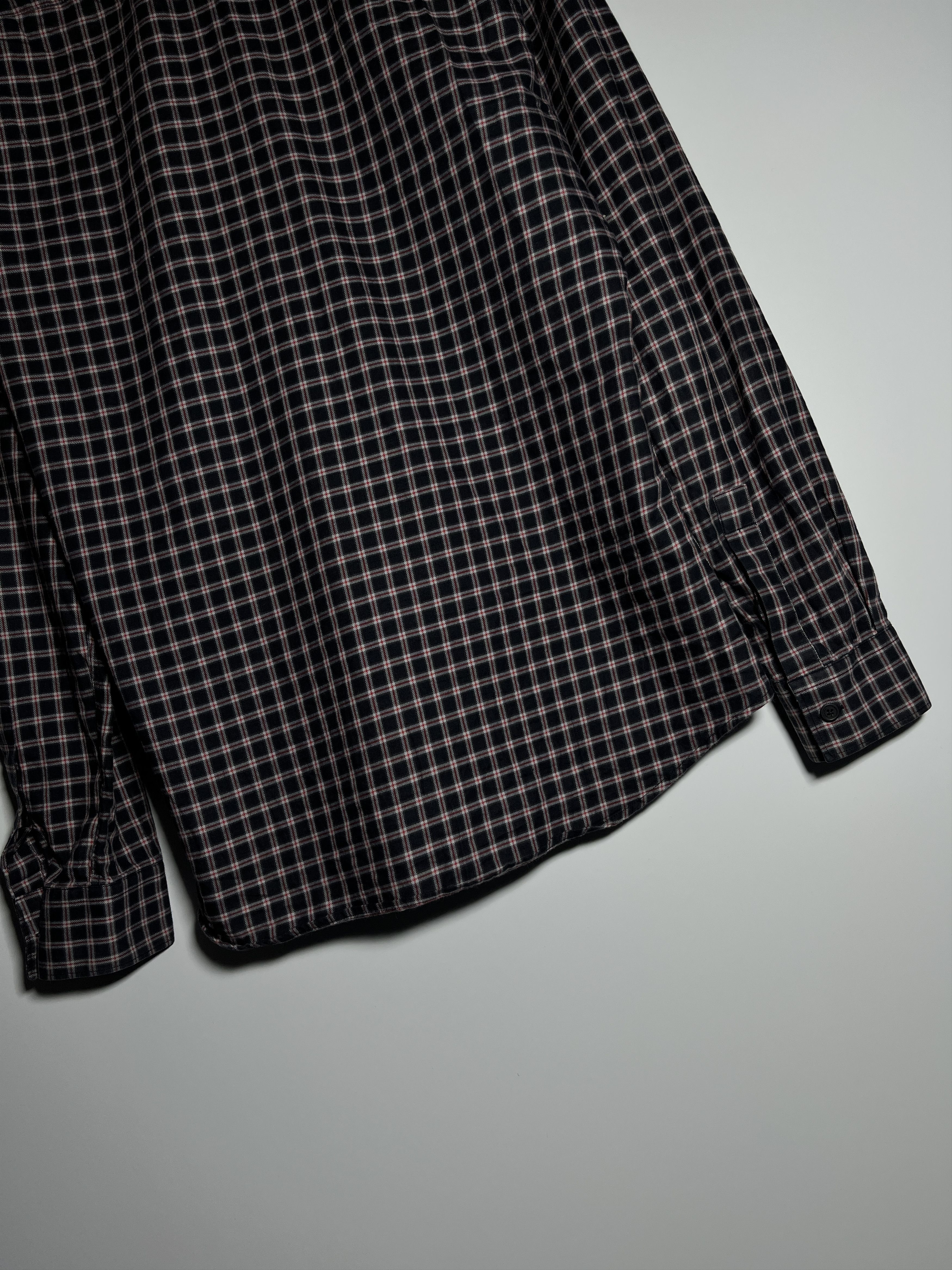 Givenchy Givenchy Checkered Embroidered Stars Button Up Shirt Size M Size US M / EU 48-50 / 2 - 6 Thumbnail