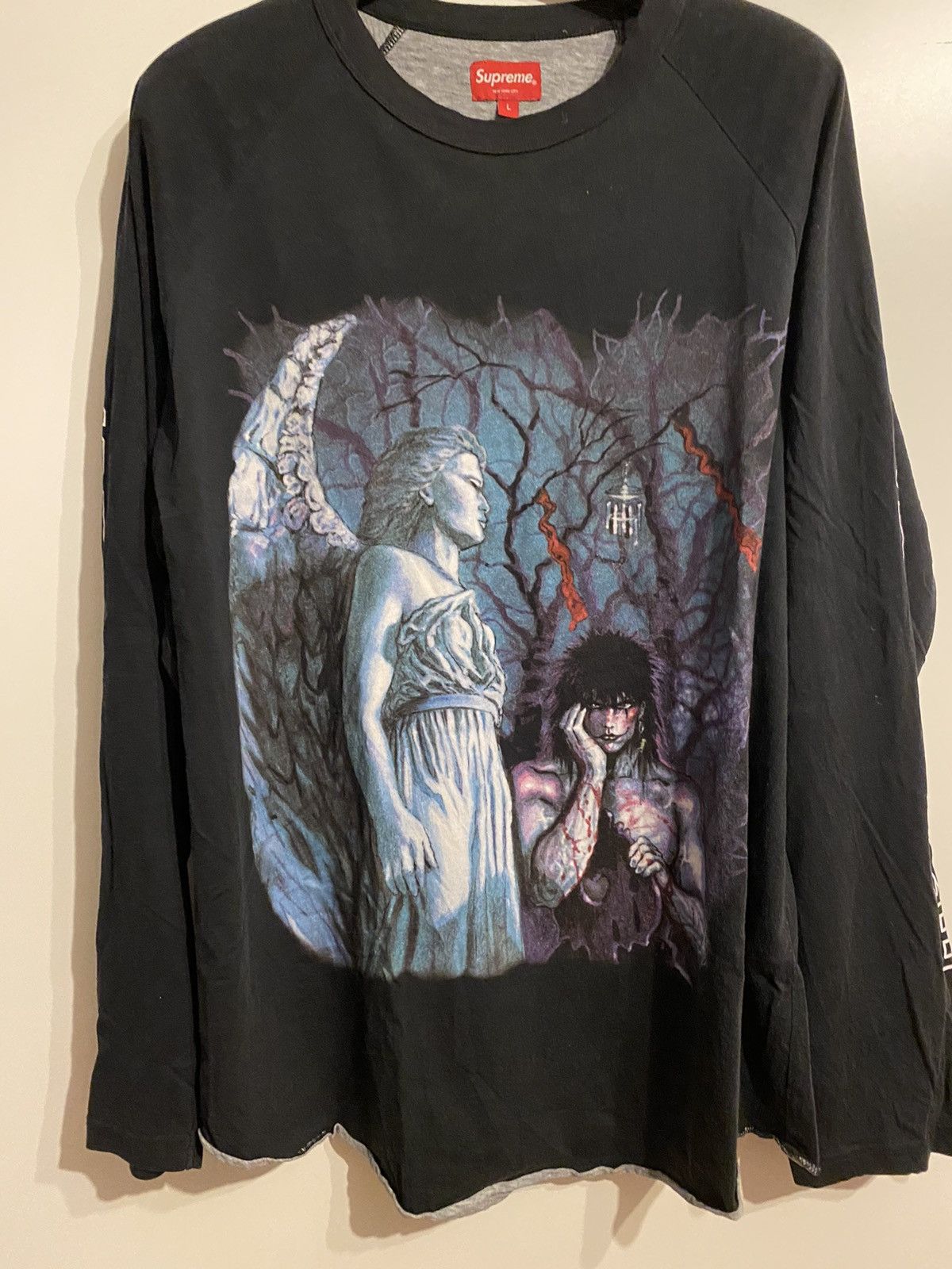 Supreme Long sleeve T-Shirt (The Crow) Black online