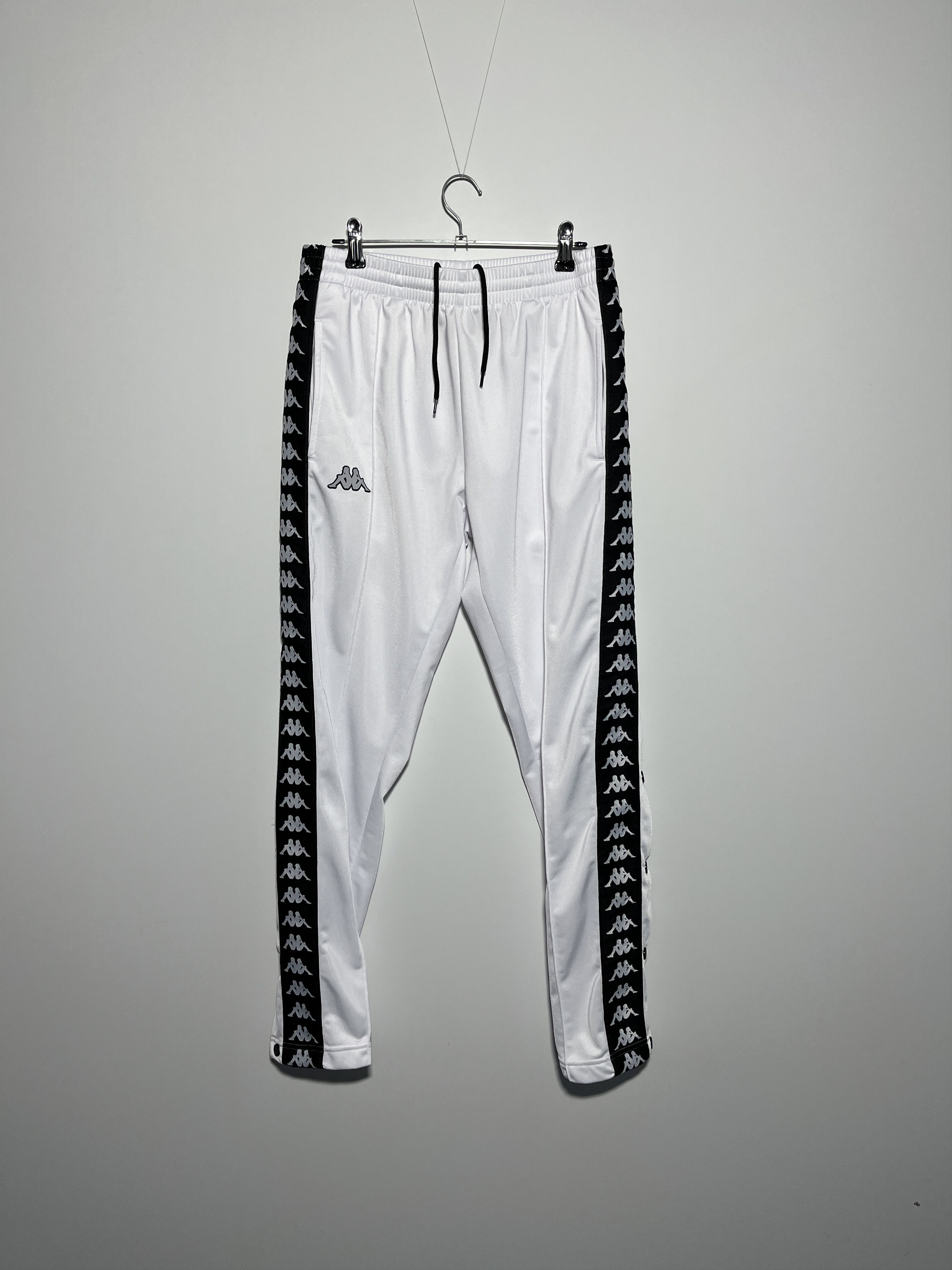 Kappa Kappa Tape Logo Button Up Track Pants Size S Size US 30 / EU 46 - 1 Thumbnail