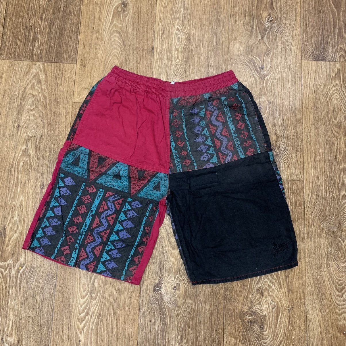 Vintage 90s Art Streetwear Shorts Summer Kanye Travis Style