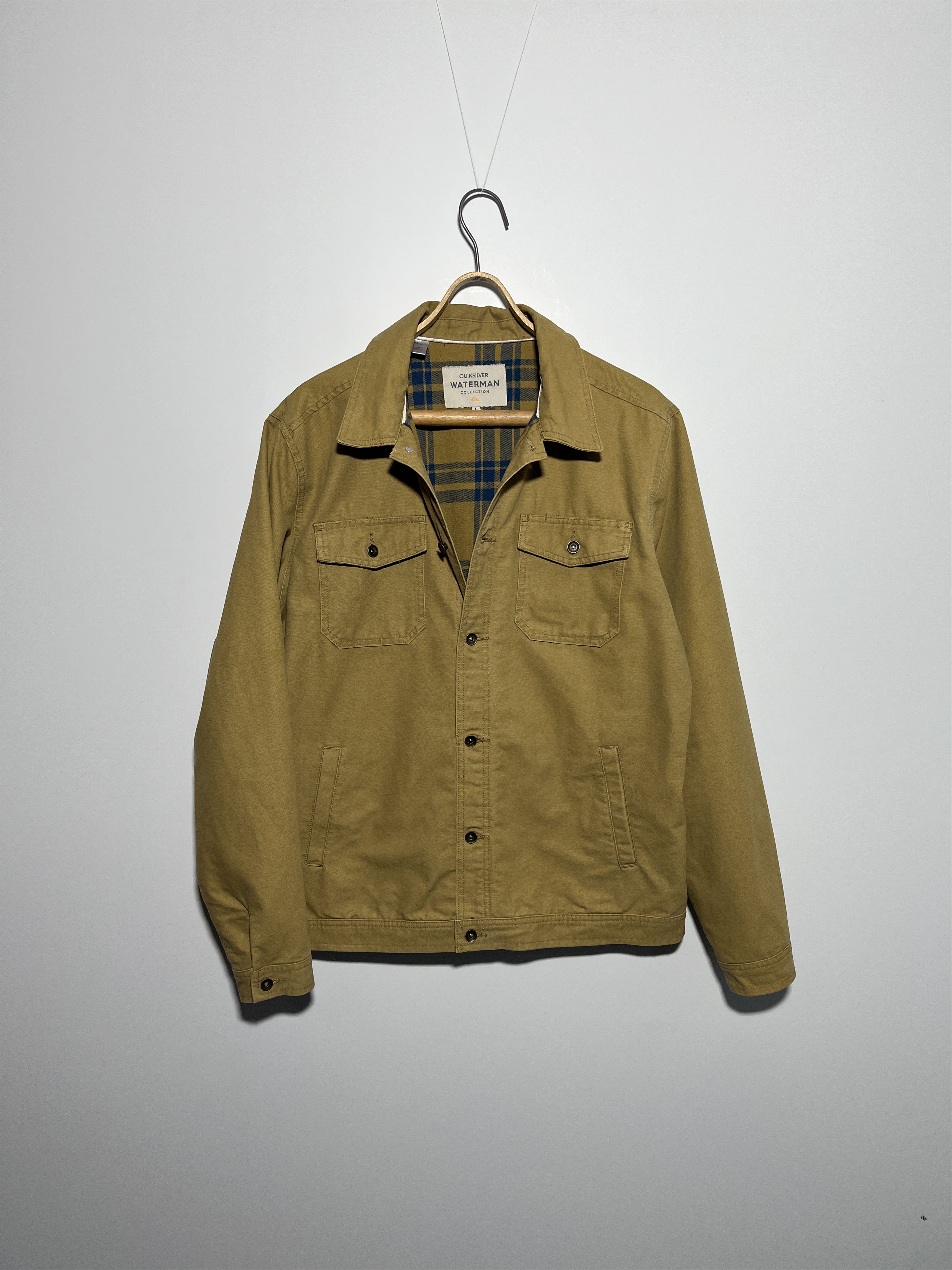 Quiksilver Waterman Lined Chore Coat Work Jacket Size L