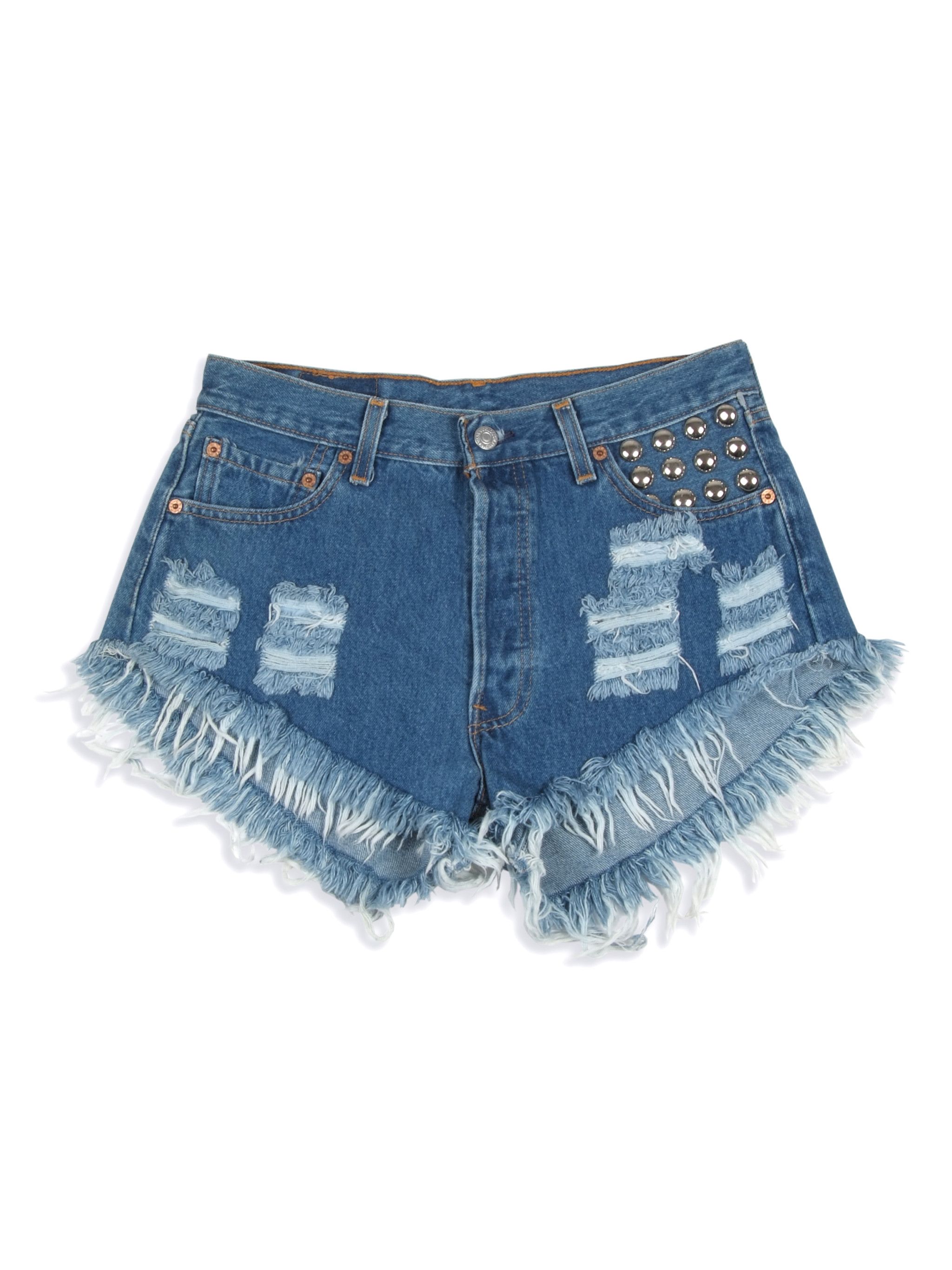 Levi's × Levi's Vintage Clothing Vintage Levi's 501 Denim High Waist Shorts Size 31" - 1 Thumbnail