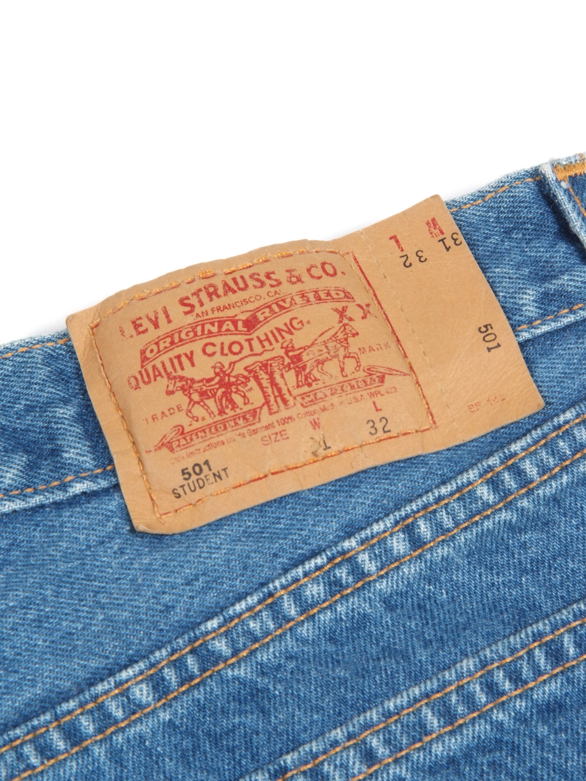 Levi's × Levi's Vintage Clothing Vintage Levi's 501 Denim High Waist Shorts Size 31" - 5 Thumbnail