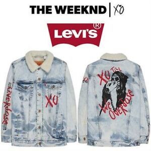 Levi's THE WEEKND - LEVI’S x XO Sherpa denim Jacket Size US L / EU 52-54 / 3 - 4 Thumbnail
