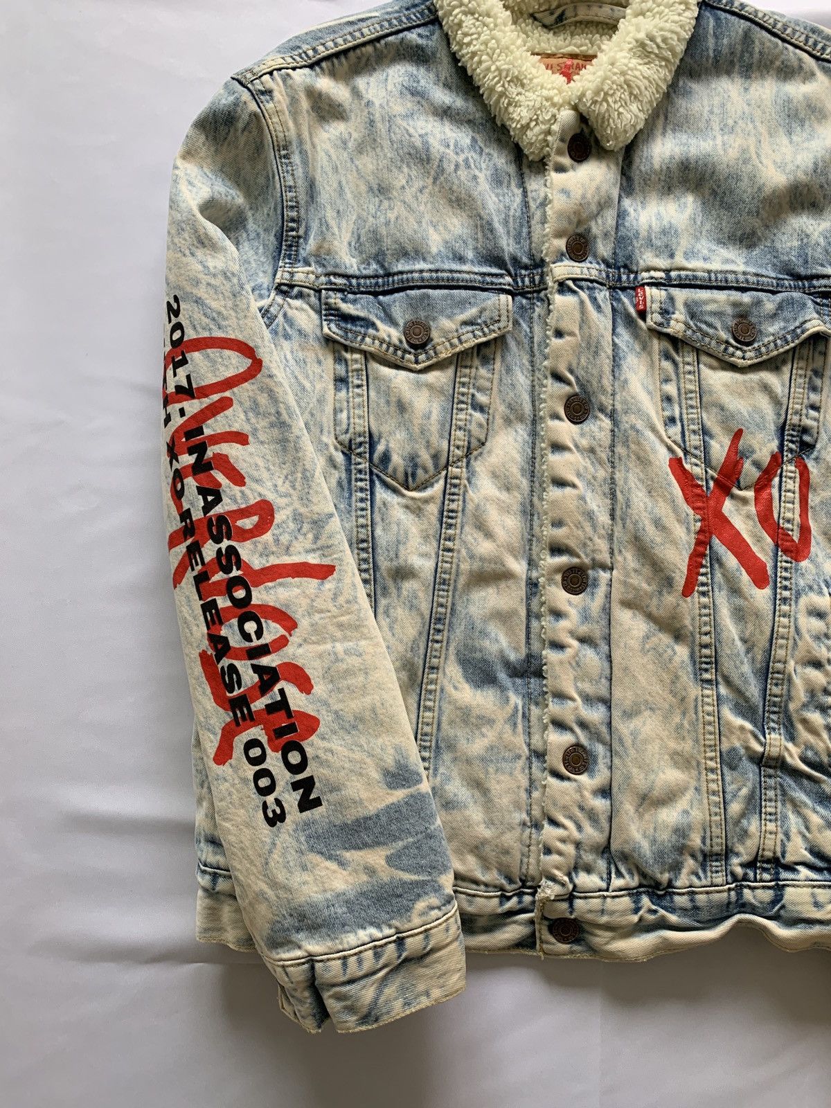 Levi's THE WEEKND - LEVI’S x XO Sherpa denim Jacket Size US M / EU 48-50 / 2 - 5 Thumbnail
