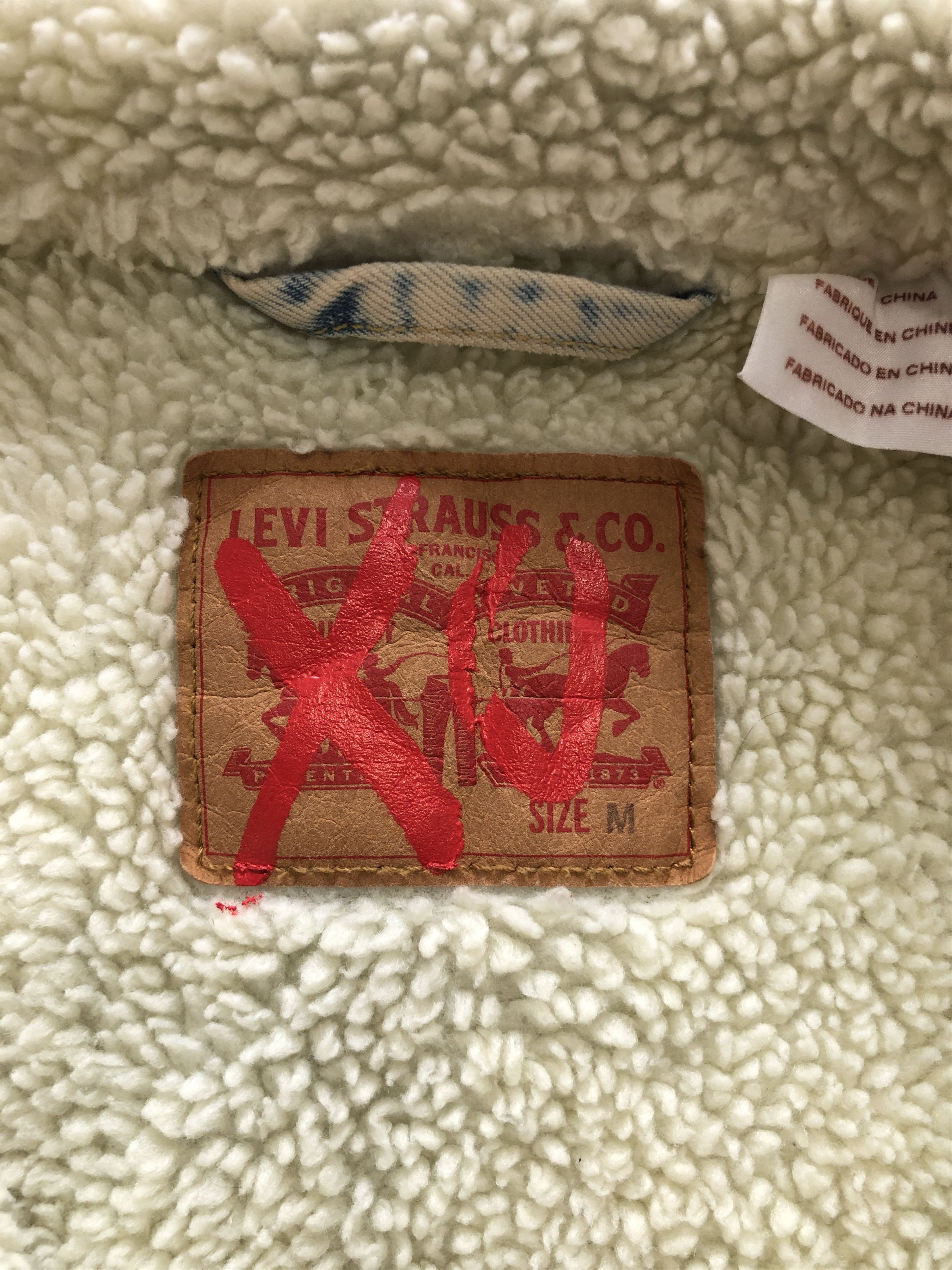 Levi's THE WEEKND - LEVI’S x XO Sherpa denim Jacket Size US M / EU 48-50 / 2 - 12 Thumbnail
