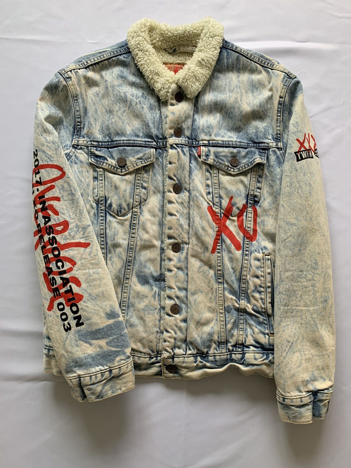 Levi's THE WEEKND - LEVI’S x XO Sherpa denim Jacket Size US M / EU 48-50 / 2 - 3 Thumbnail