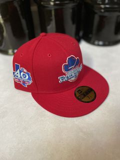 Texas Rangers 40th Anniversary Beige Pine Green 59Fifty Fitted Hat