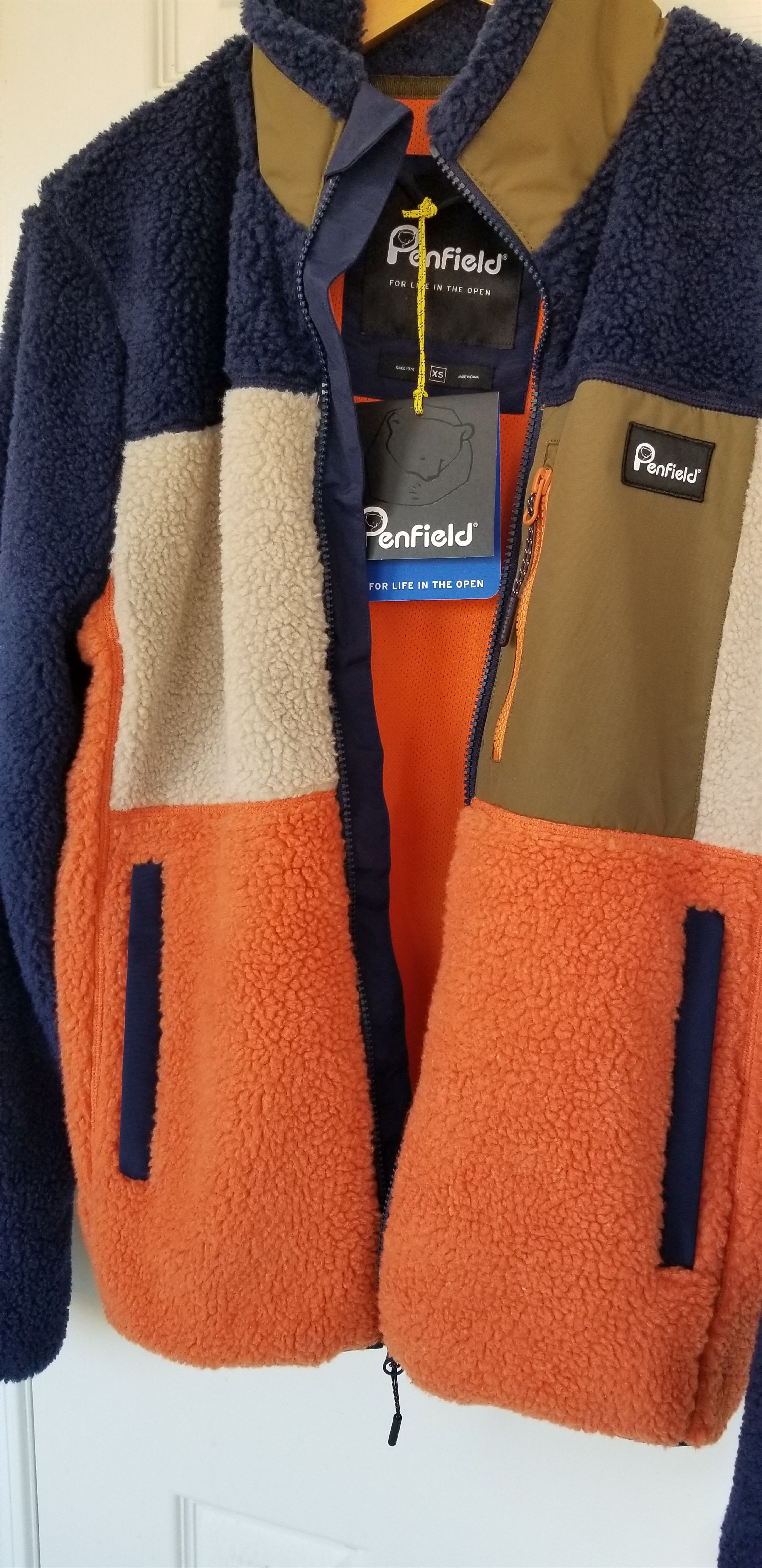 Penfield Penfield Mattawa Colorblock Sherpa Fleece Zip Jacket Size US XS / EU 42 / 0 - 6 Thumbnail