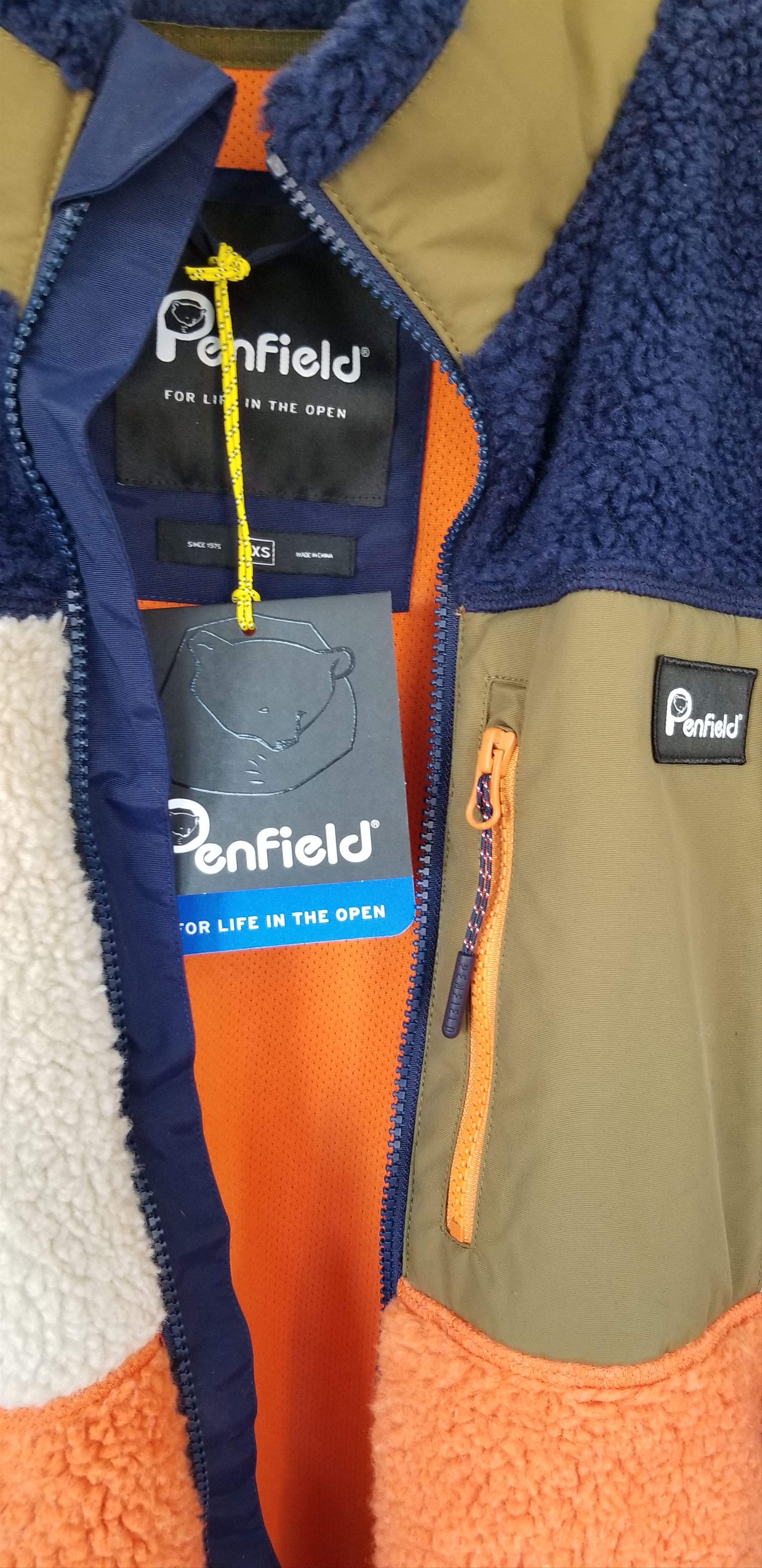 Penfield Penfield Mattawa Colorblock Sherpa Fleece Zip Jacket Size US XS / EU 42 / 0 - 7 Thumbnail