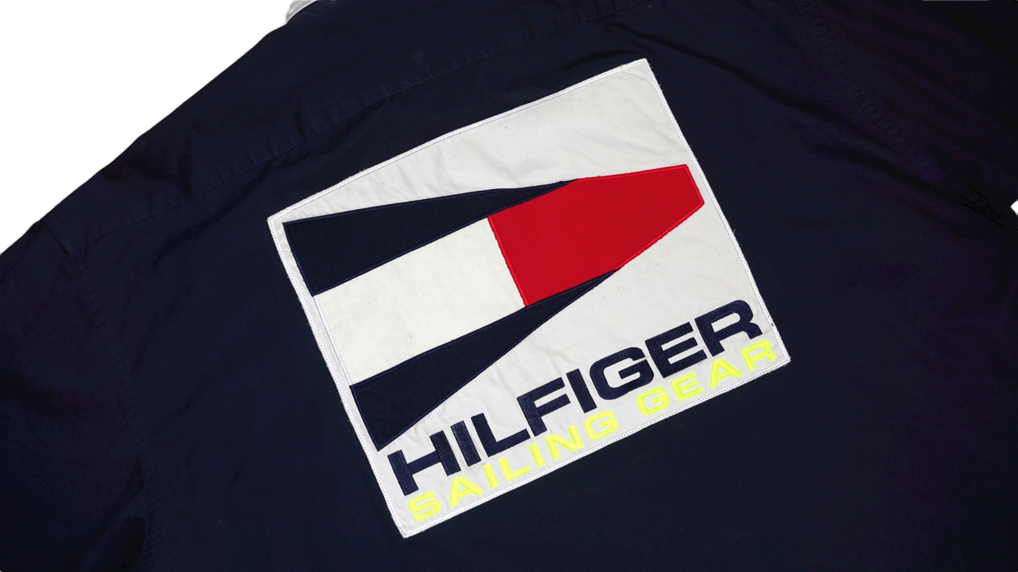 Tommy Hilfiger × Vintage Tommy Hilfiger Vintage 90s Sailing Gear Shirt Size US XXL / EU 58 / 5 - 5 Thumbnail
