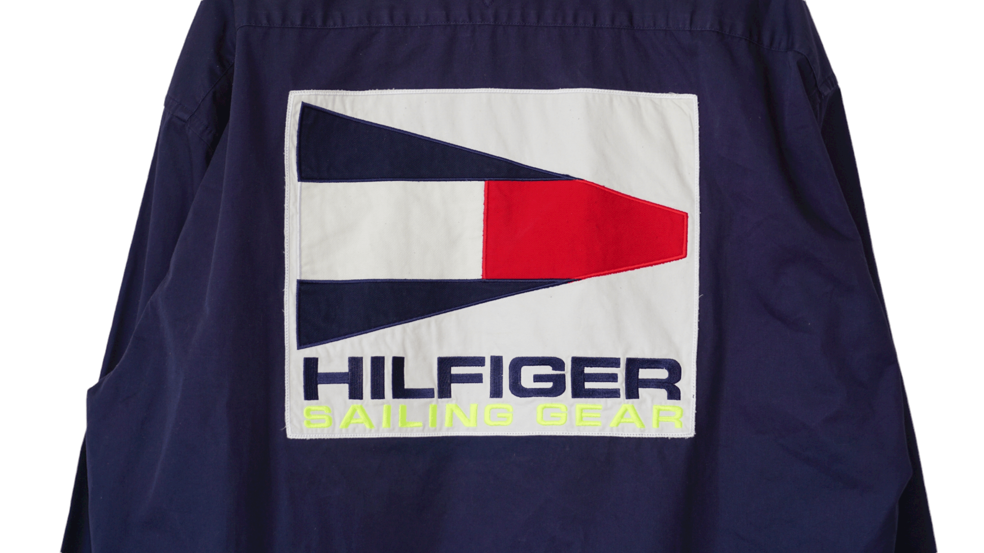 Tommy Hilfiger × Vintage Tommy Hilfiger Vintage 90s Sailing Gear Shirt Size US XXL / EU 58 / 5 - 3 Thumbnail