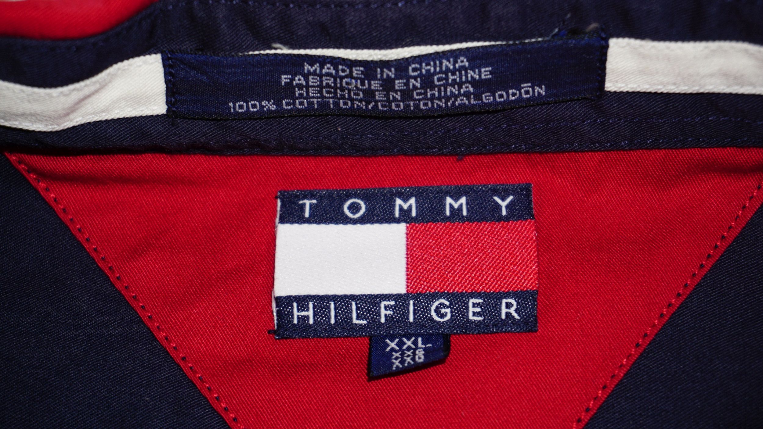 Tommy Hilfiger × Vintage Tommy Hilfiger Vintage 90s Sailing Gear Shirt Size US XXL / EU 58 / 5 - 10 Thumbnail