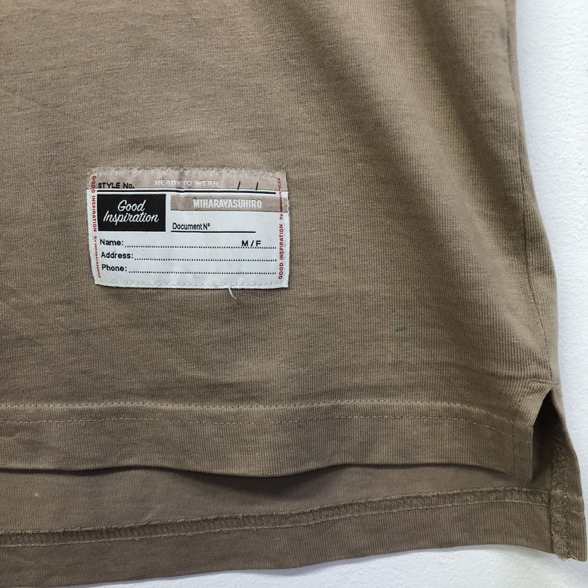 GU × Maison MIHARA YASUHIRO Miharayasuhiro Collab With GU Good Inspiration Tshirt Size US S / EU 44-46 / 1 - 7 Thumbnail