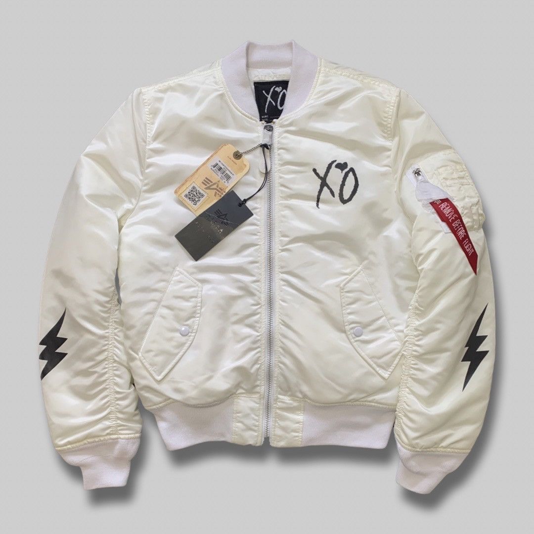 Alpha Industries THE WEEKND X ALPHA INDUSTRIES STARBOY BOMBER JACKET Grailed