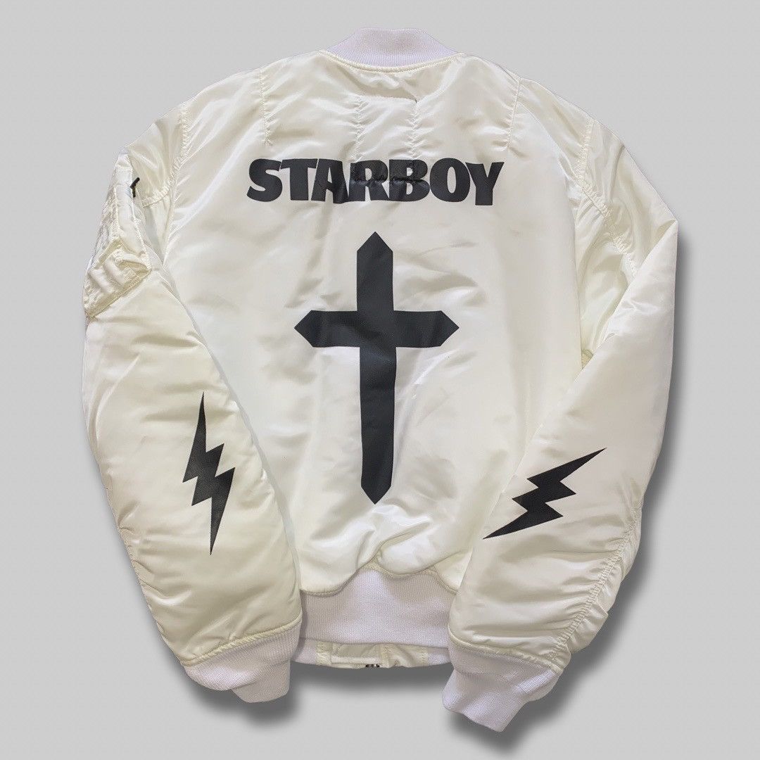 THE WEEKND X ALPHA INDUSTRIES STARBOY BOMBER JACKET