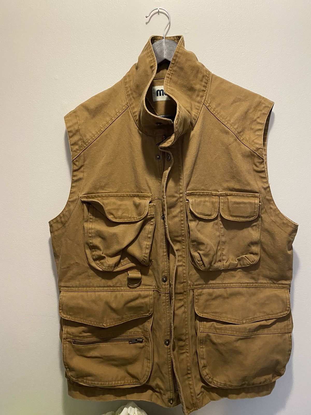 Vintage Vintage 90's Marks Workwear Tactical Duck Canvas Vest | Grailed