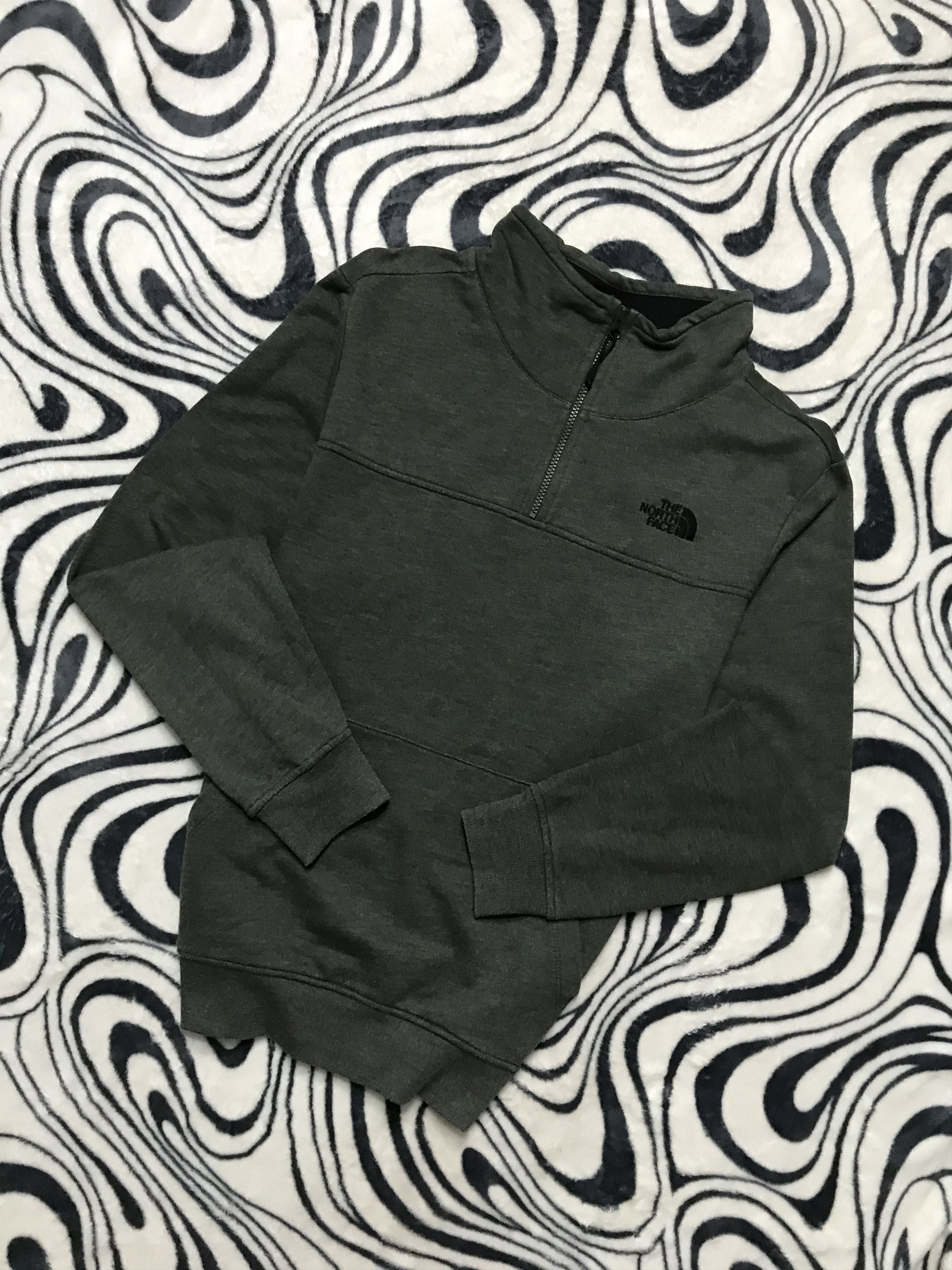 The North Face The North Face Mens 1\4 Half Zip Sweatshirt Size US XL / EU 56 / 4 - 1 Thumbnail