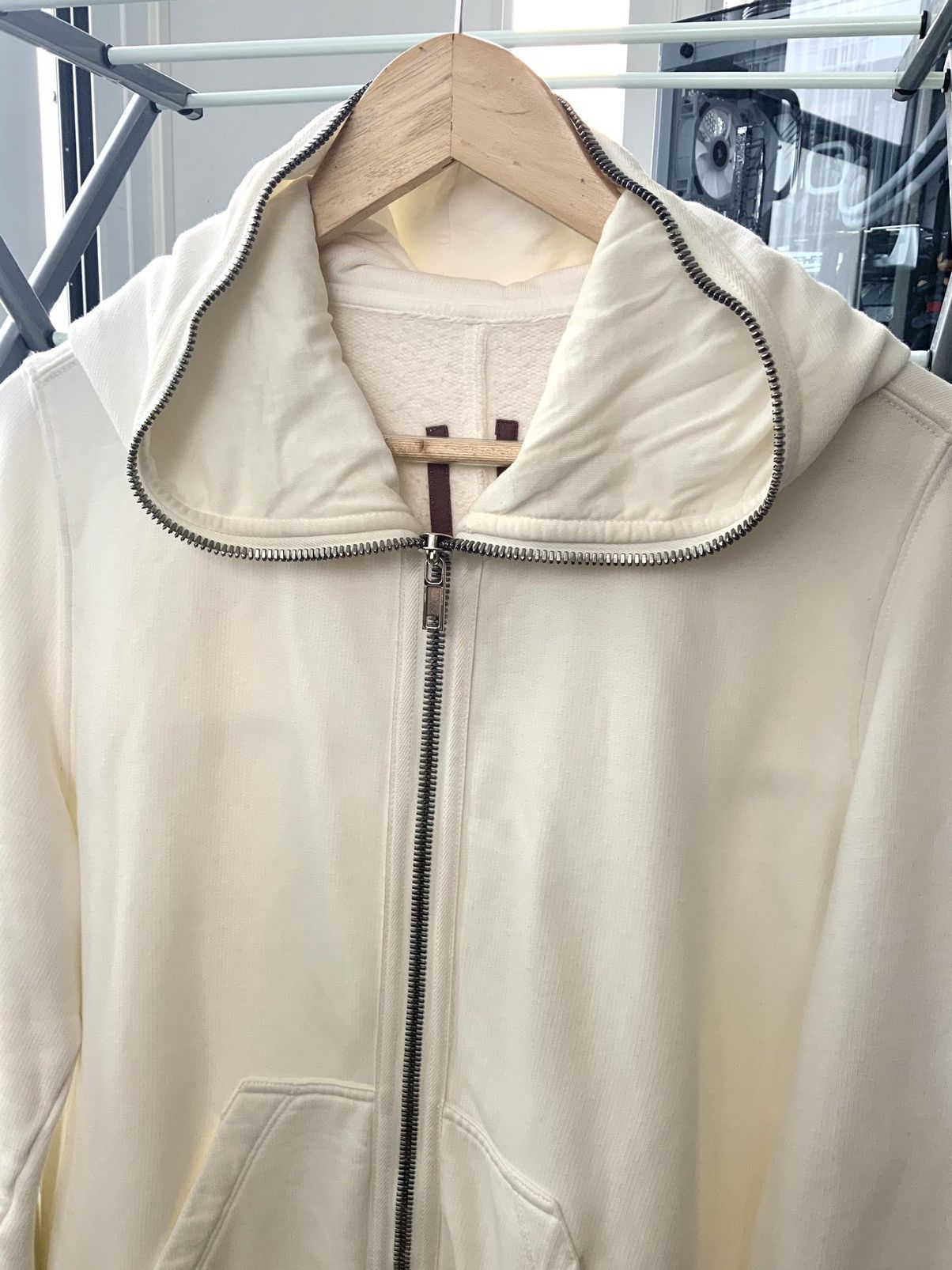 Rick Owens 🥛Drkshdw Milk Gimp Hoodie size M Fullzip LAST DROP Size US M / EU 48-50 / 2 - 3 Thumbnail