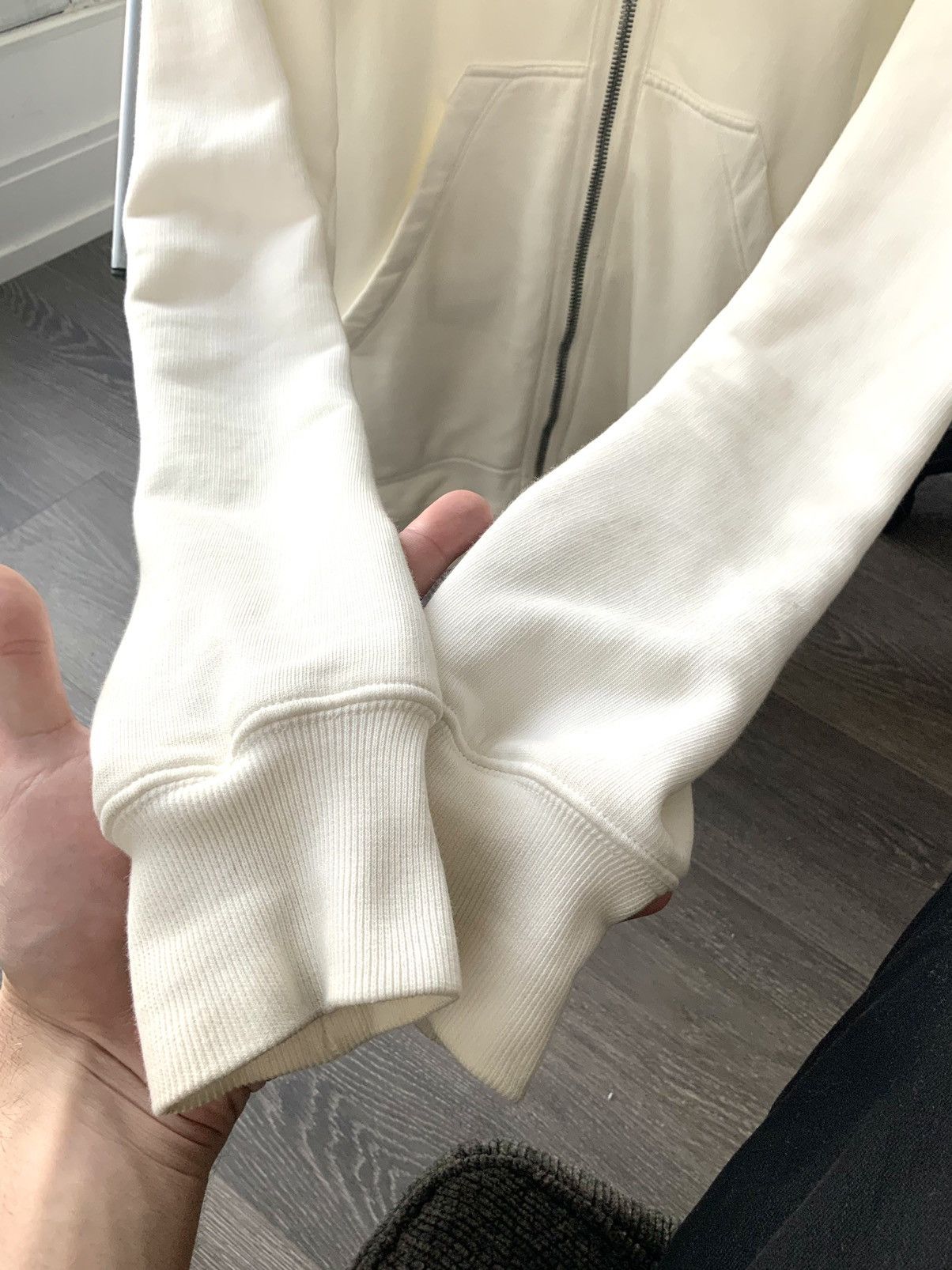 Rick Owens 🥛Drkshdw Milk Gimp Hoodie size M Fullzip LAST DROP Size US M / EU 48-50 / 2 - 7 Thumbnail