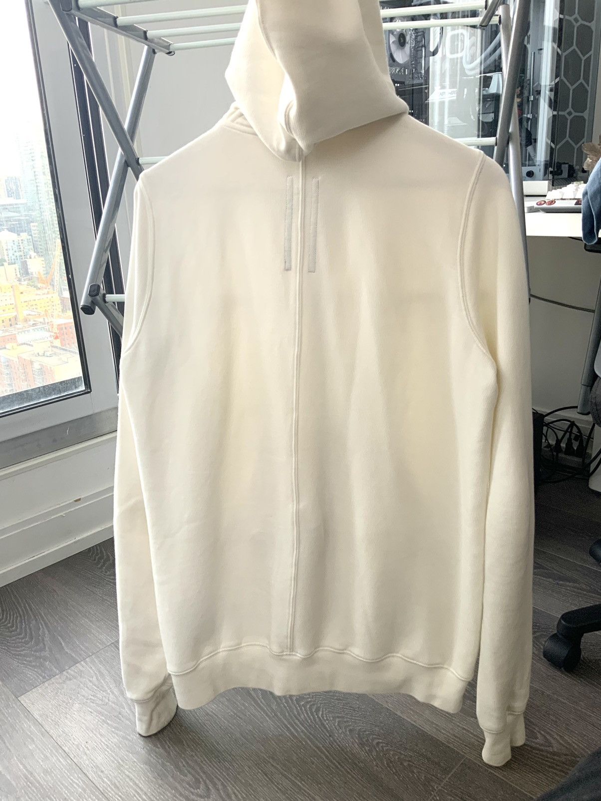 Rick Owens 🥛Drkshdw Milk Gimp Hoodie size M Fullzip LAST DROP Size US M / EU 48-50 / 2 - 5 Thumbnail