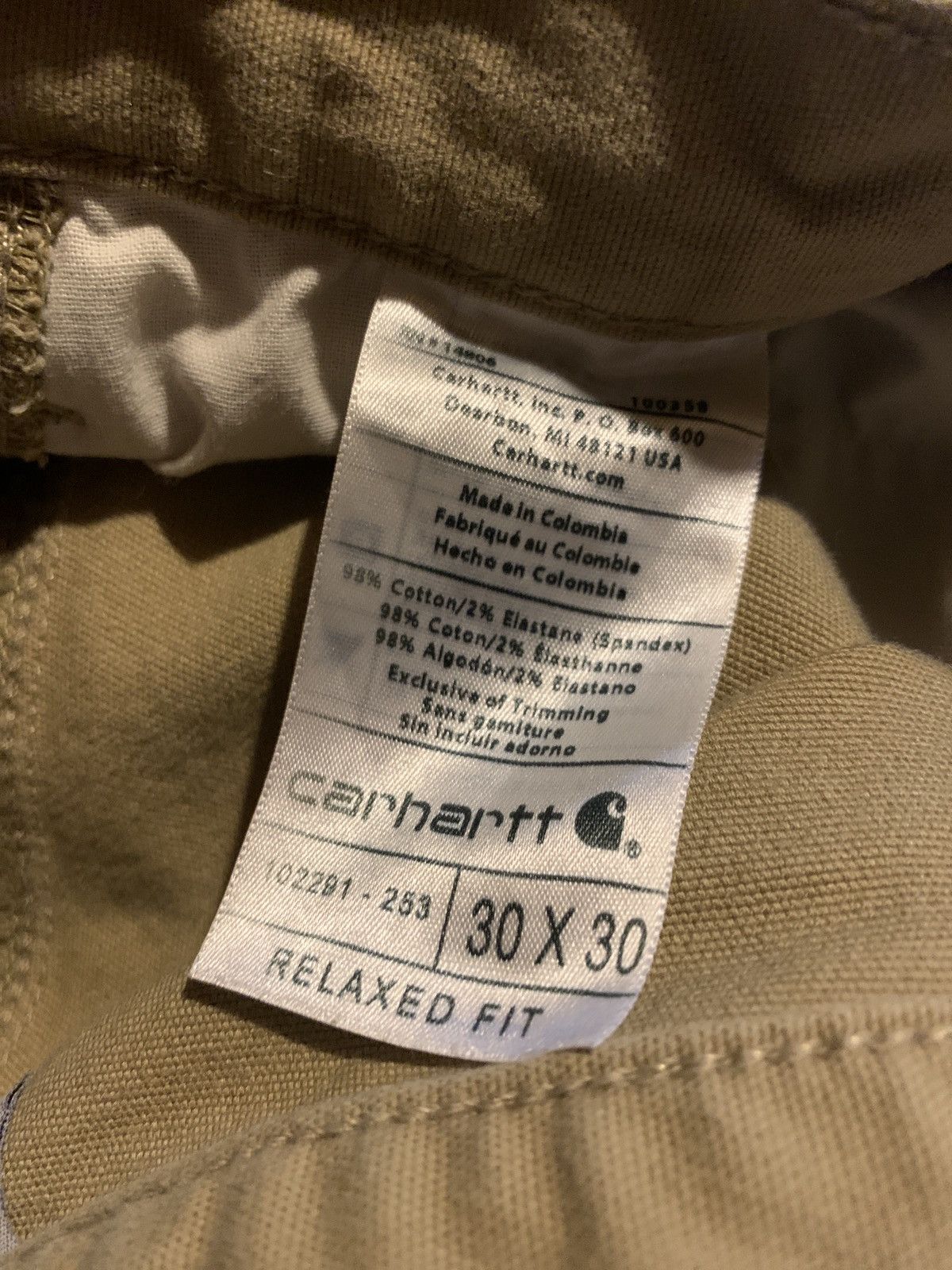 Carhartt Carhartt Work Pants Khaki Brown 30x30 Size US 30 / EU 46 - 8 Thumbnail